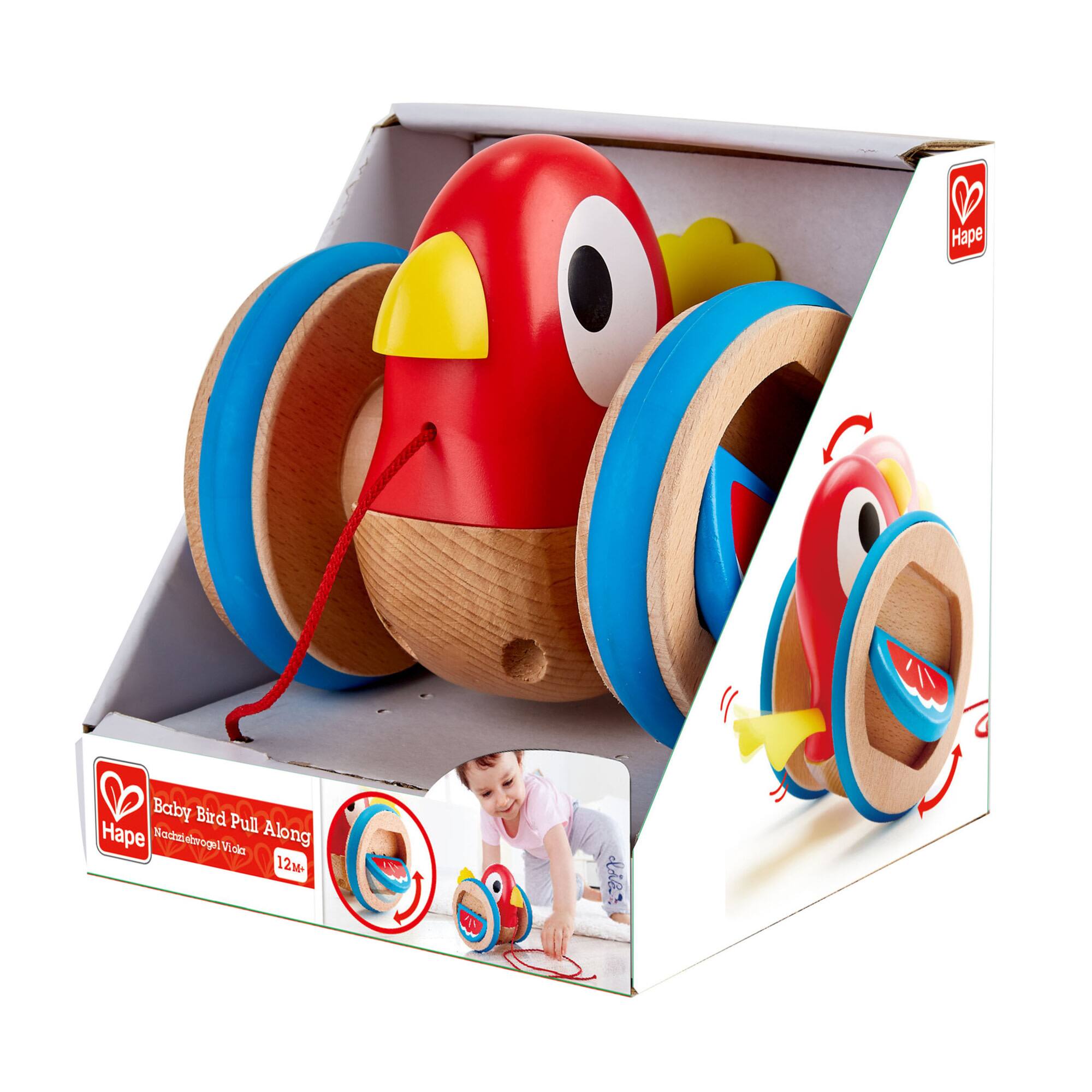 Hape Baby Bird Pull-Along Wooden Toddler Toy