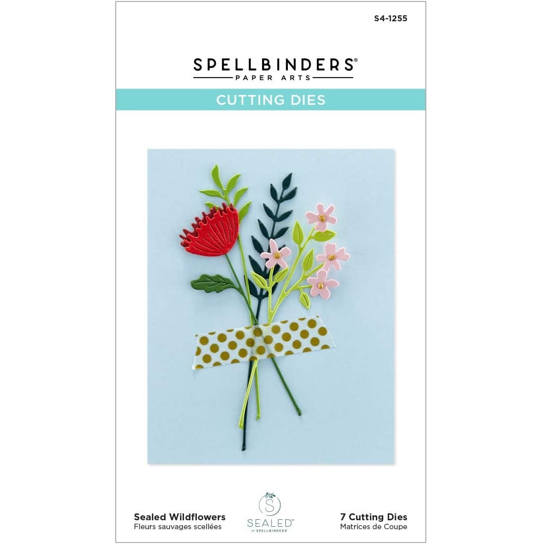 Spellbinders Sealed&#x2122; Wildflowers Etched Dies