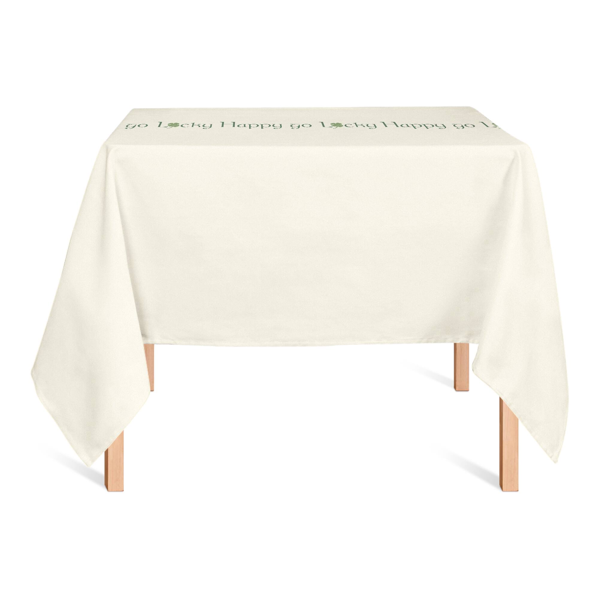 Happy Go Lucky 58" x 58" Tablecloth