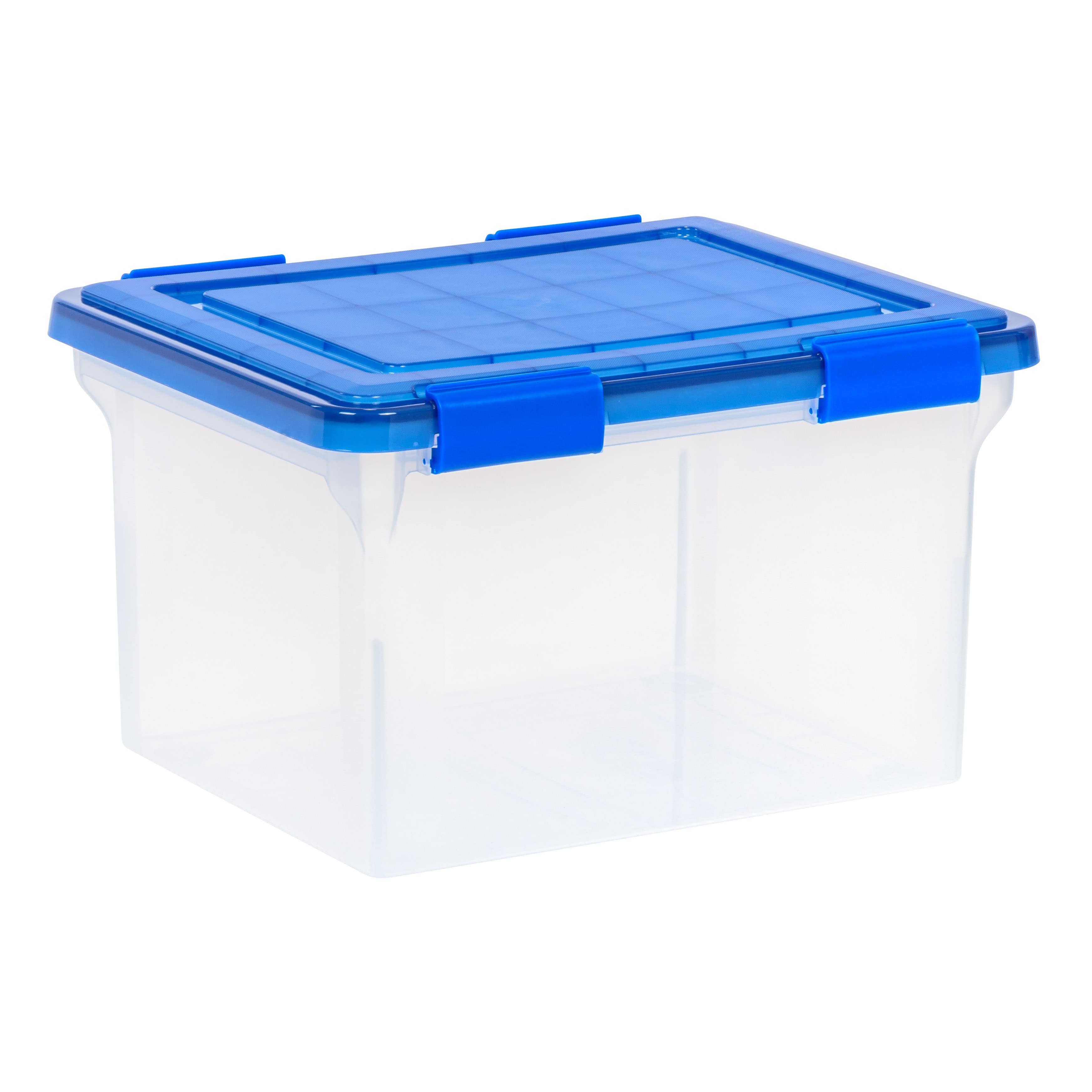 IRIS 32qt. Stackable Plastic Legal File Storage Box for Letter