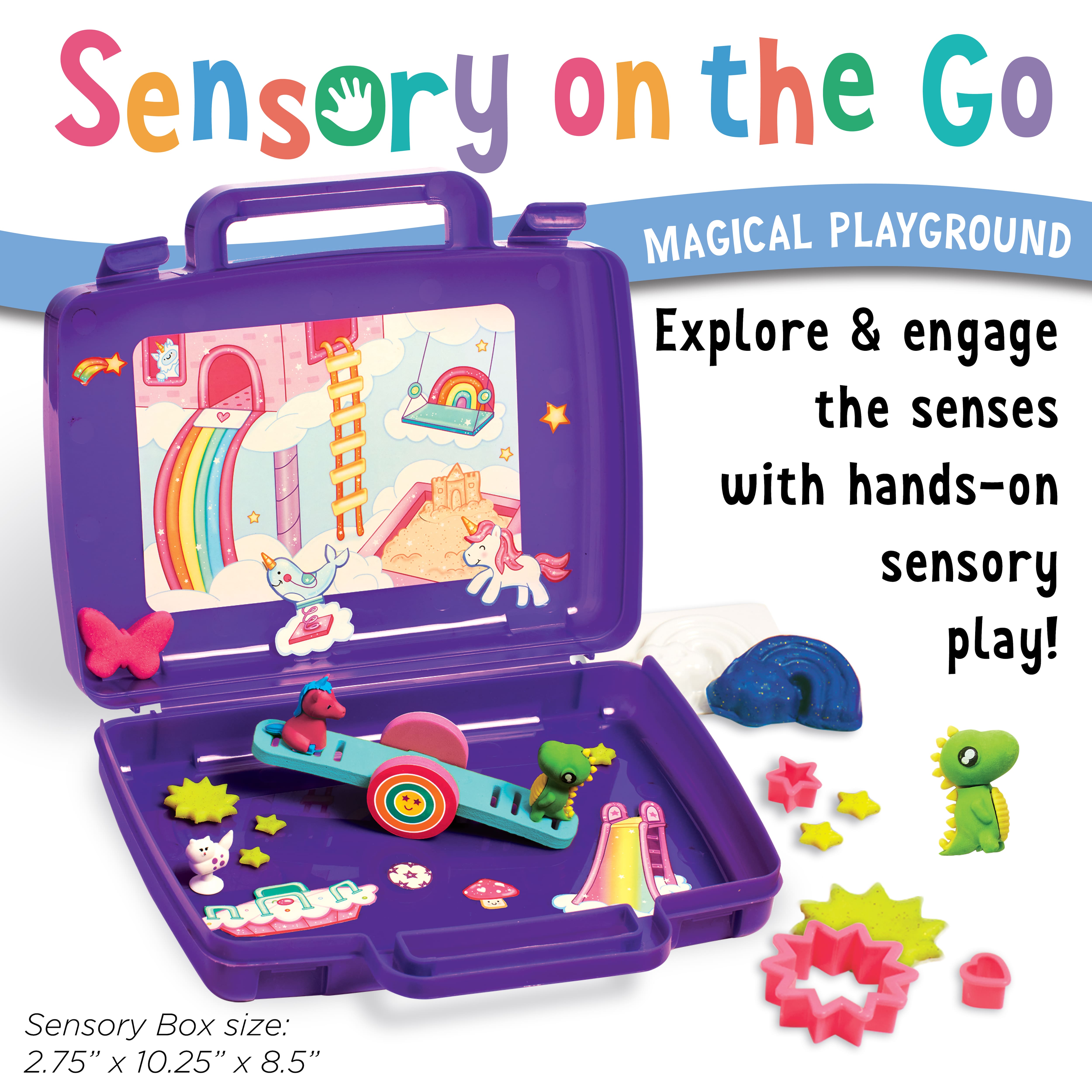 6 Pack: Creativity for Kids&#xAE; Sensory on the Go Magical Playground Play Kit