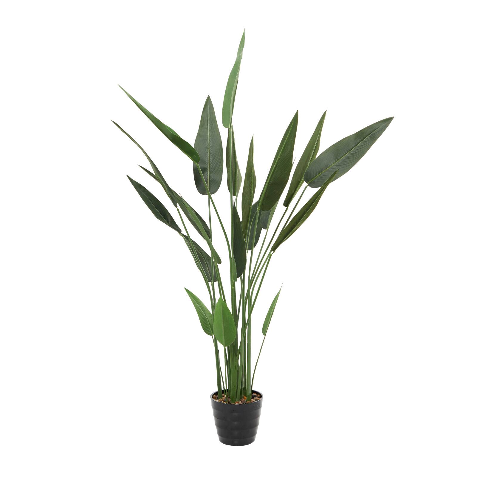 61&#x22; Green PVC Contemporary Potted Artificial Tree