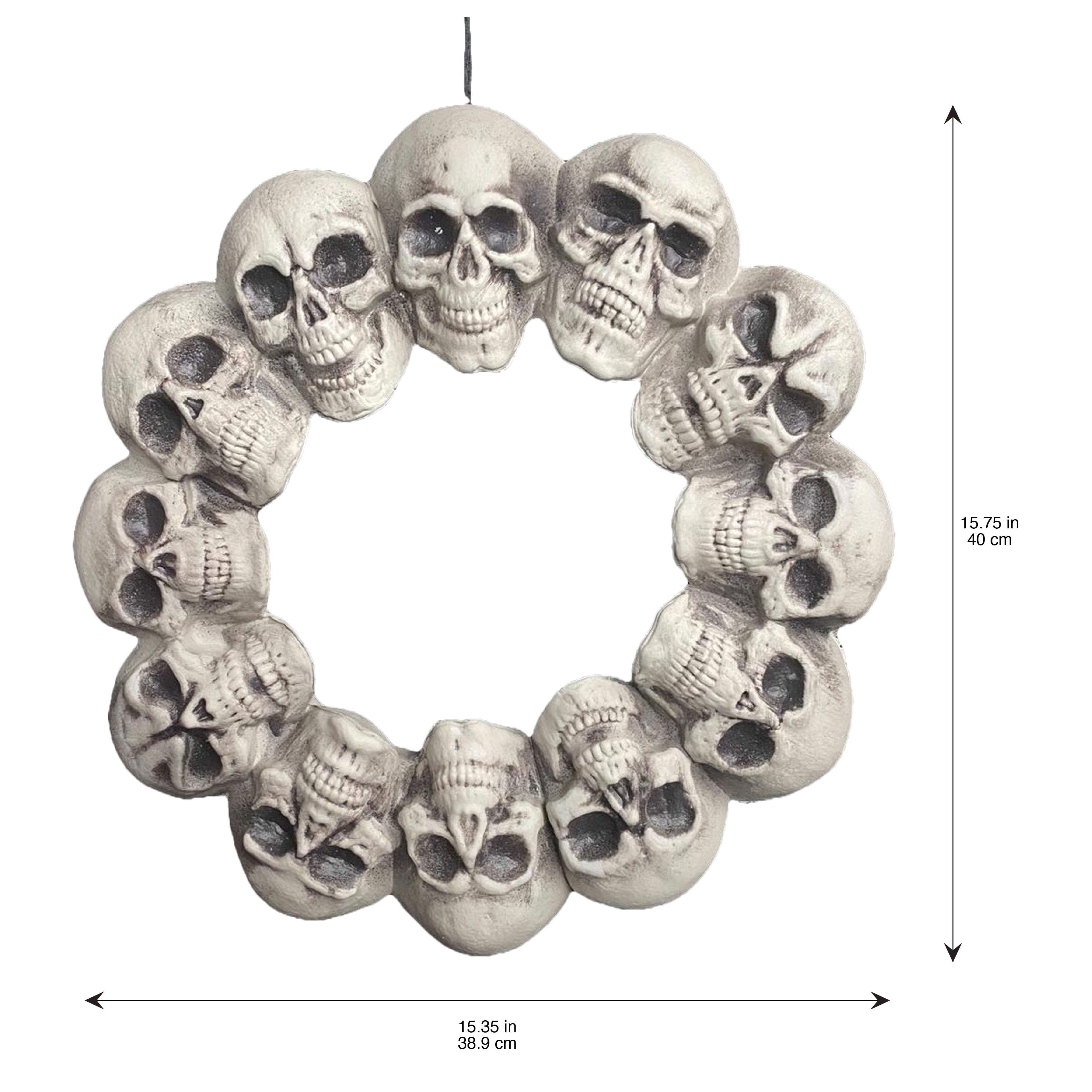 15.75&#x22; Skull Wreath by Ashland&#xAE;