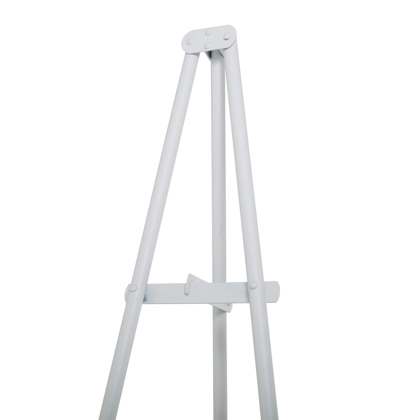 White Traditional Easel, 24&#x22; x 17&#x22; x 70&#x22;