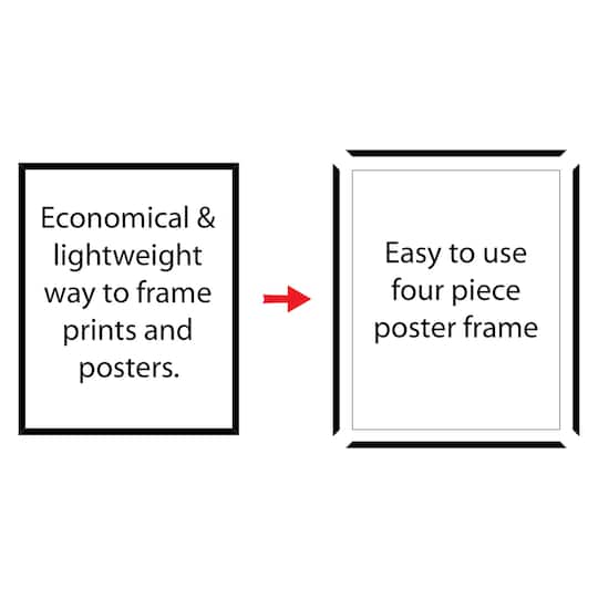 6 Pack: Poster Frame Styleline™ by Studio Décor® | Poster Frames | Michaels