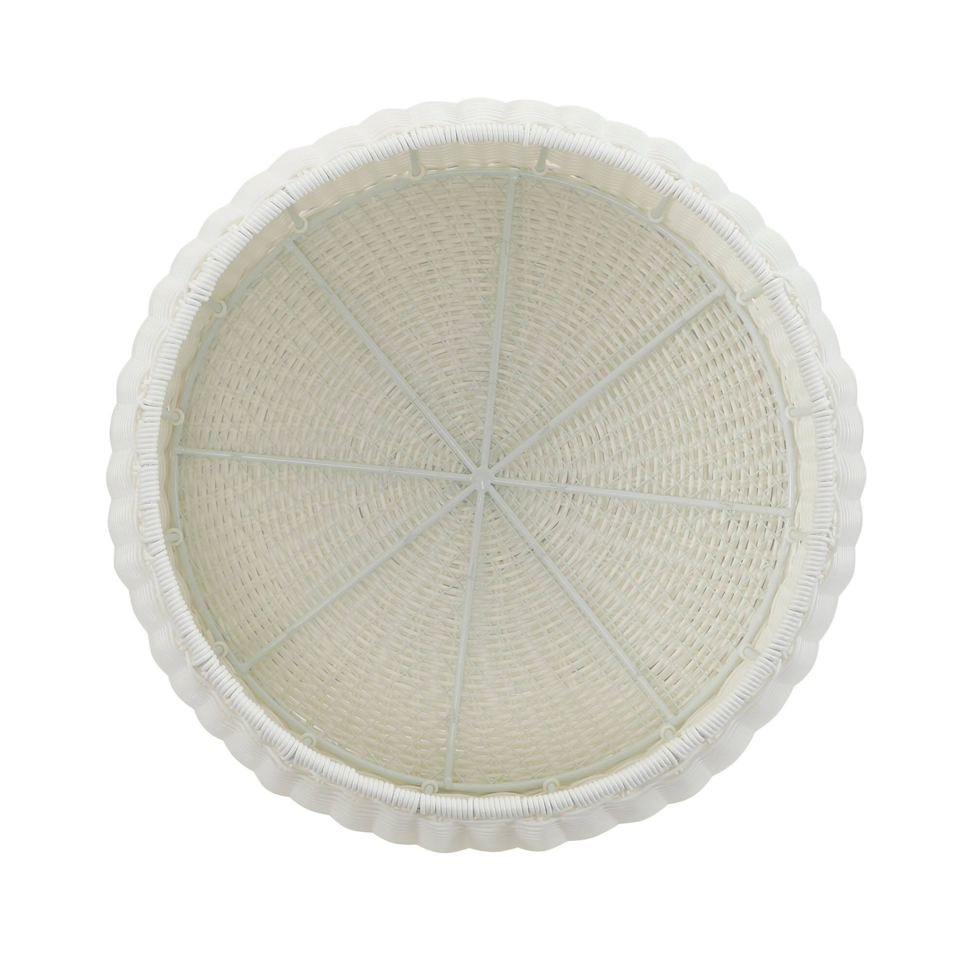 Household Essentials 9" Woven Storage Ottoman