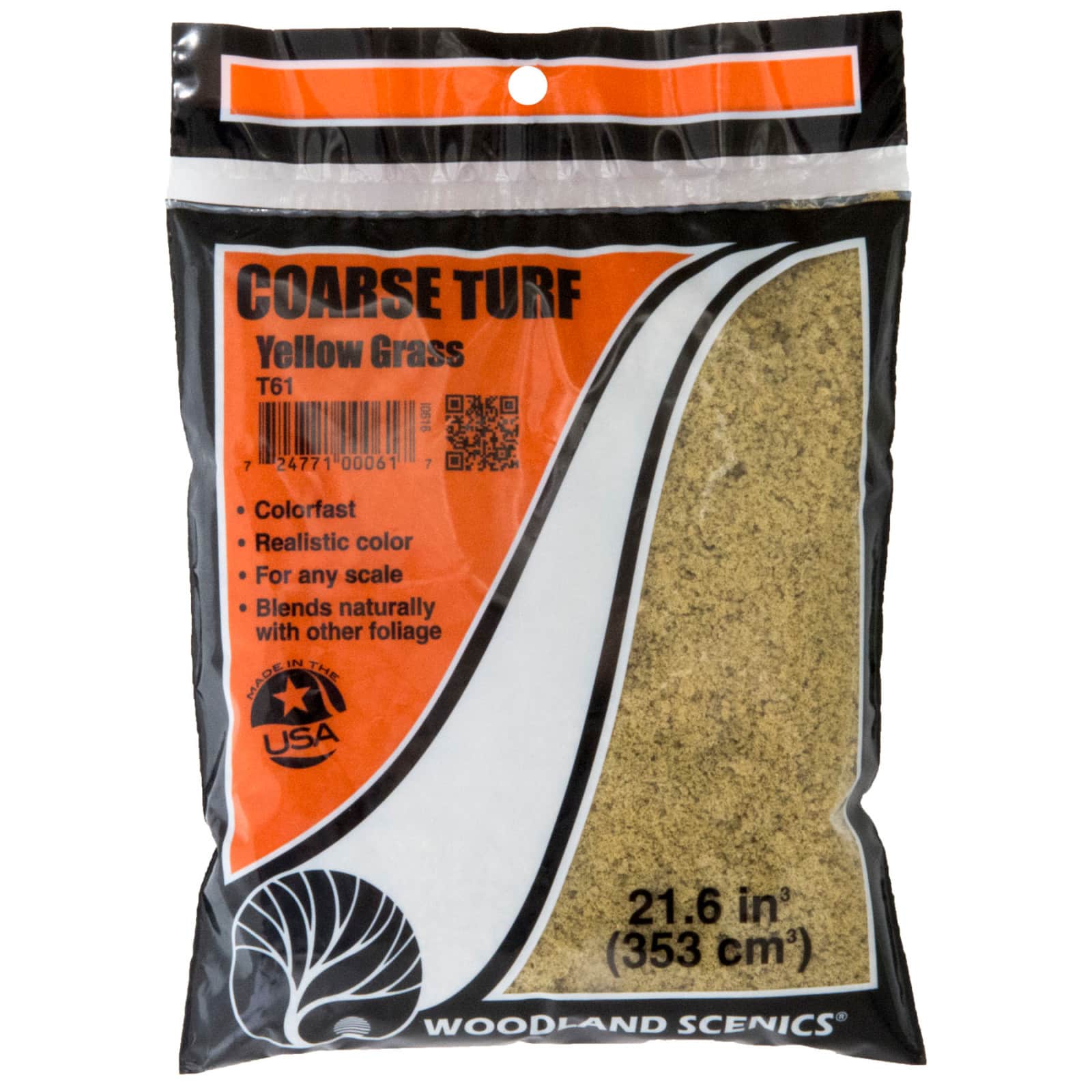Woodland Scenics&#xAE; Yellow Grass Coarse Turf