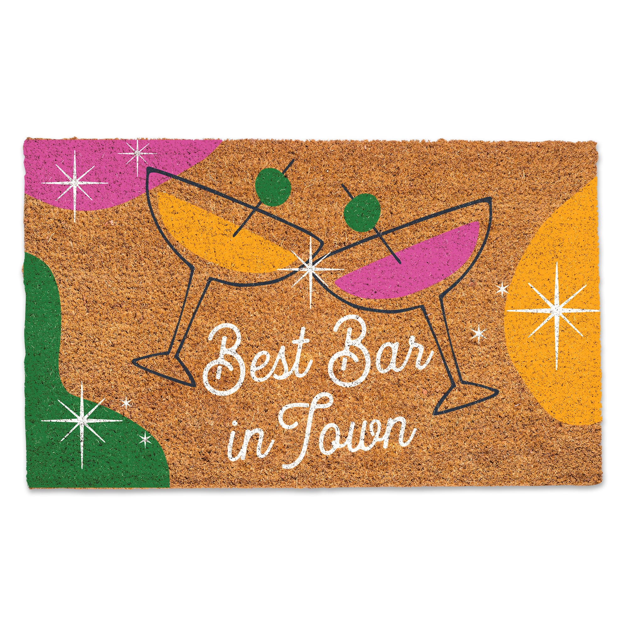 30&#x22; x 18&#x22; Best Bar in Town Doormat