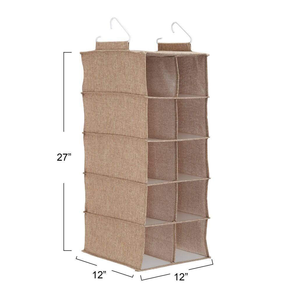 Household Essentials 10-Pocket Hanging Shoe Organizer