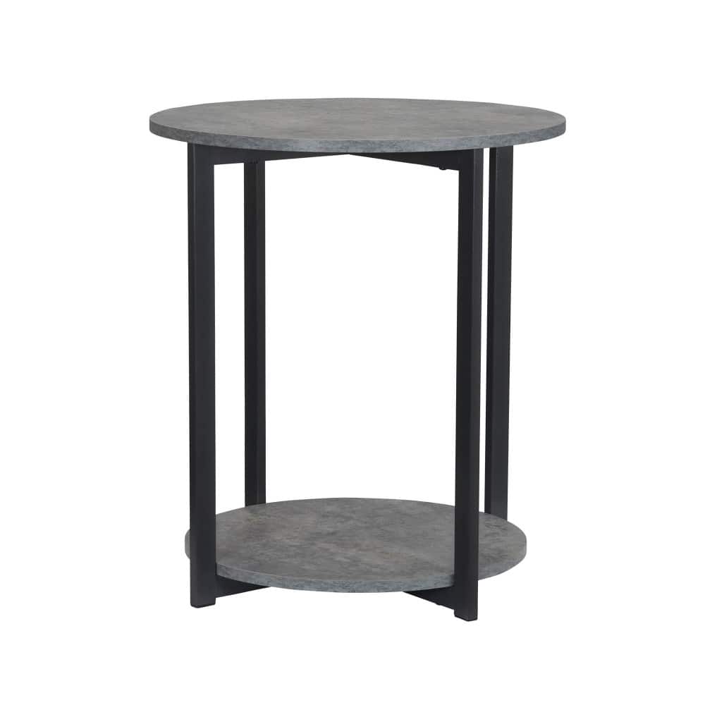 Household Essentials Jamestown 24" Round End Table