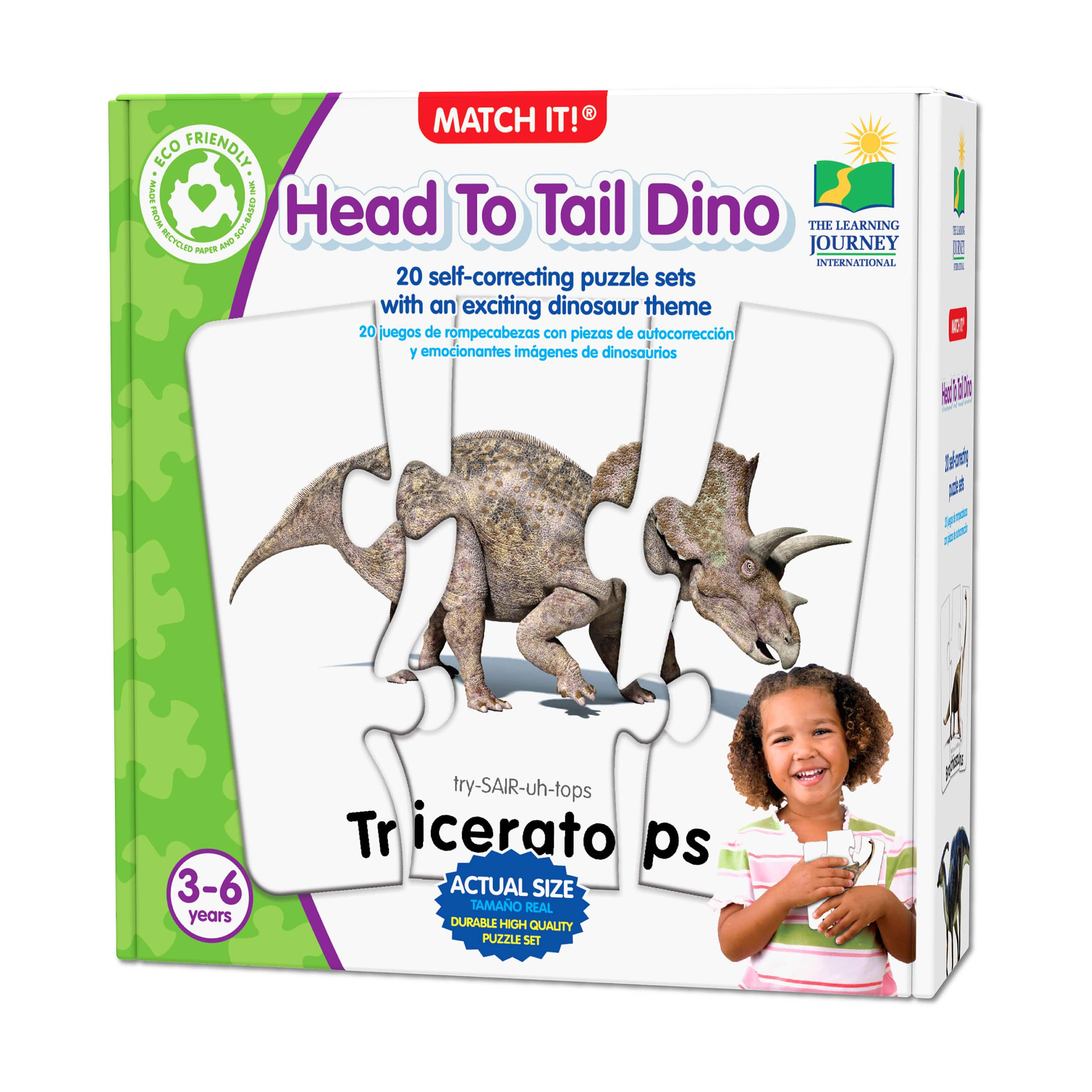 Match It! - Head to Tail Dino