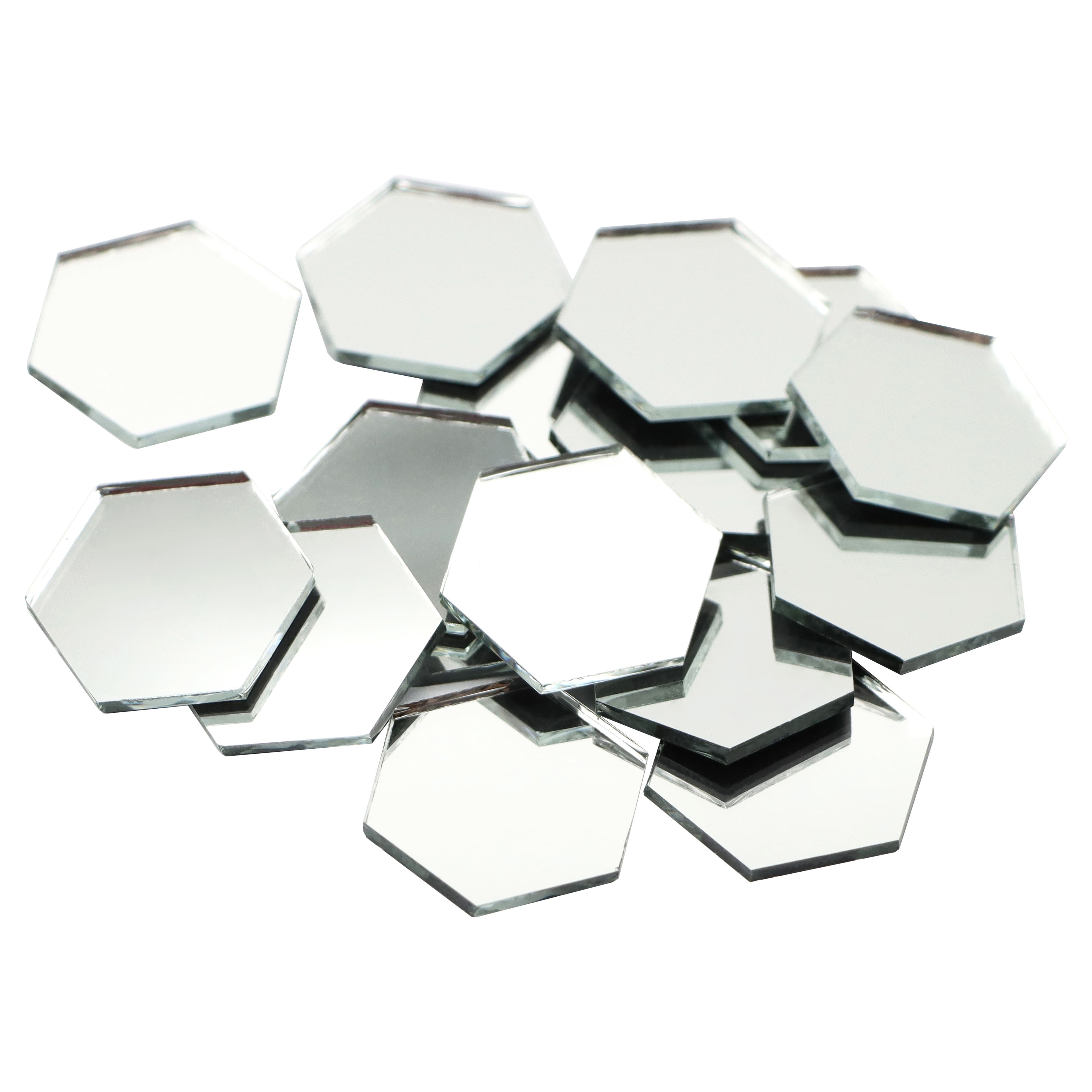 1&#x22; Hexagon Glass Mirrors, 50ct. by Make Market&#xAE;