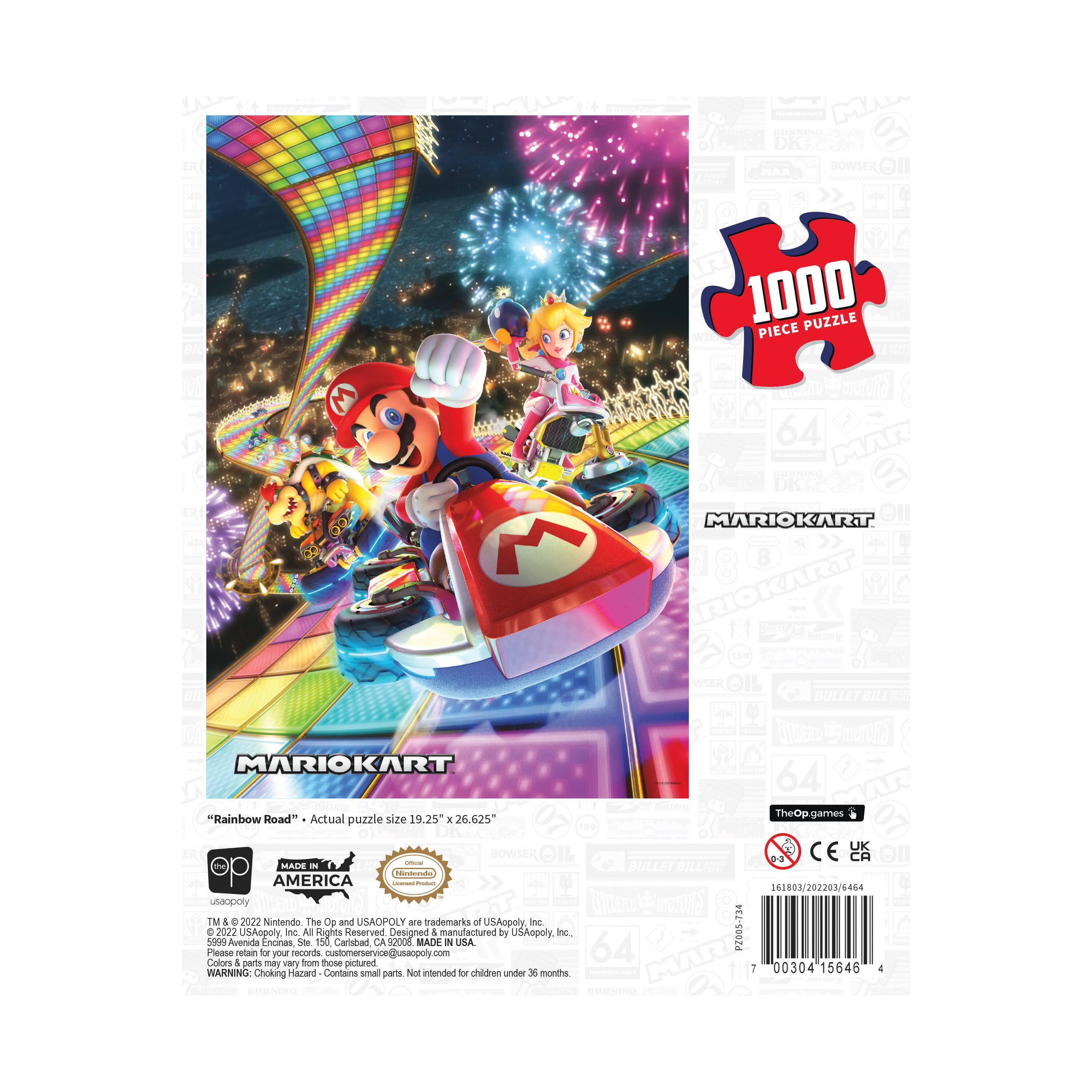 Nintendo Mario Kart Rainbow Road Puzzle: 1000 Pcs