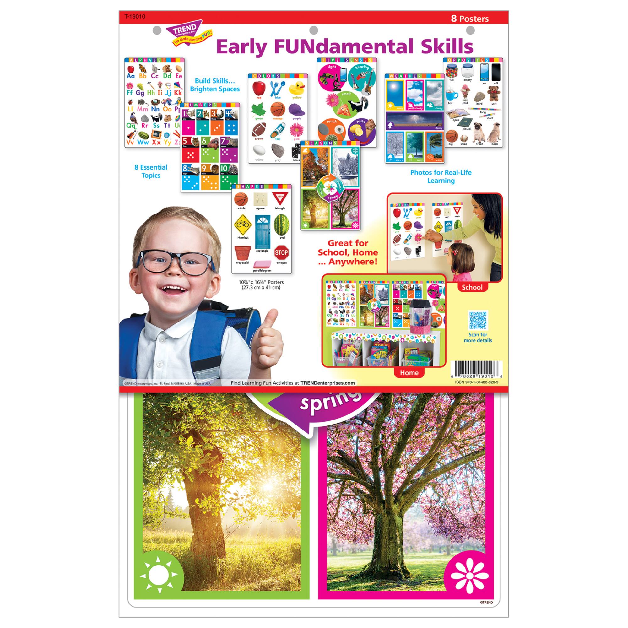 Trend Enterprises&#xAE; Early FUNdamental Skills Wipe Off Learning Set
