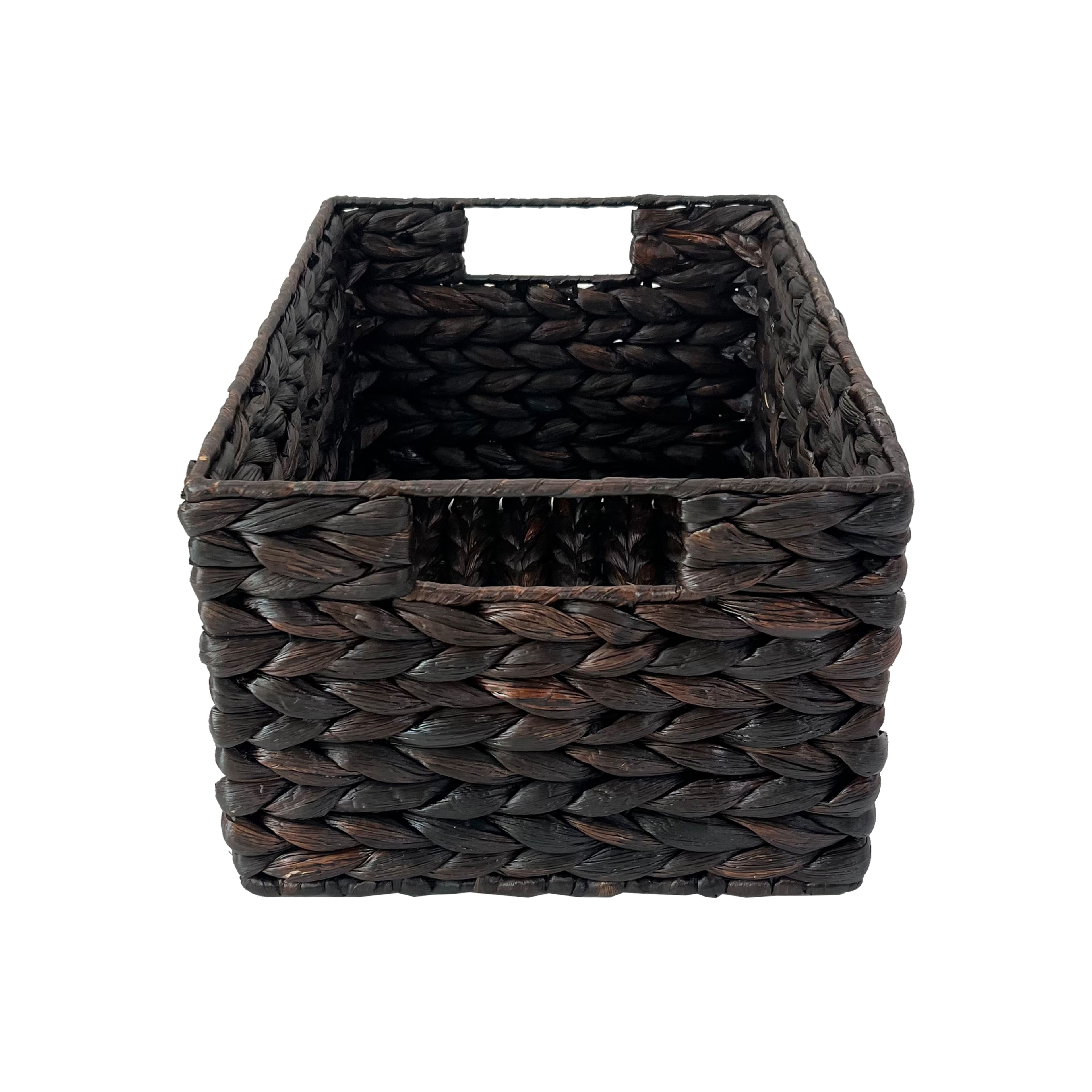 Medium Espresso Rectangle Woven Basket by Ashland&#xAE;