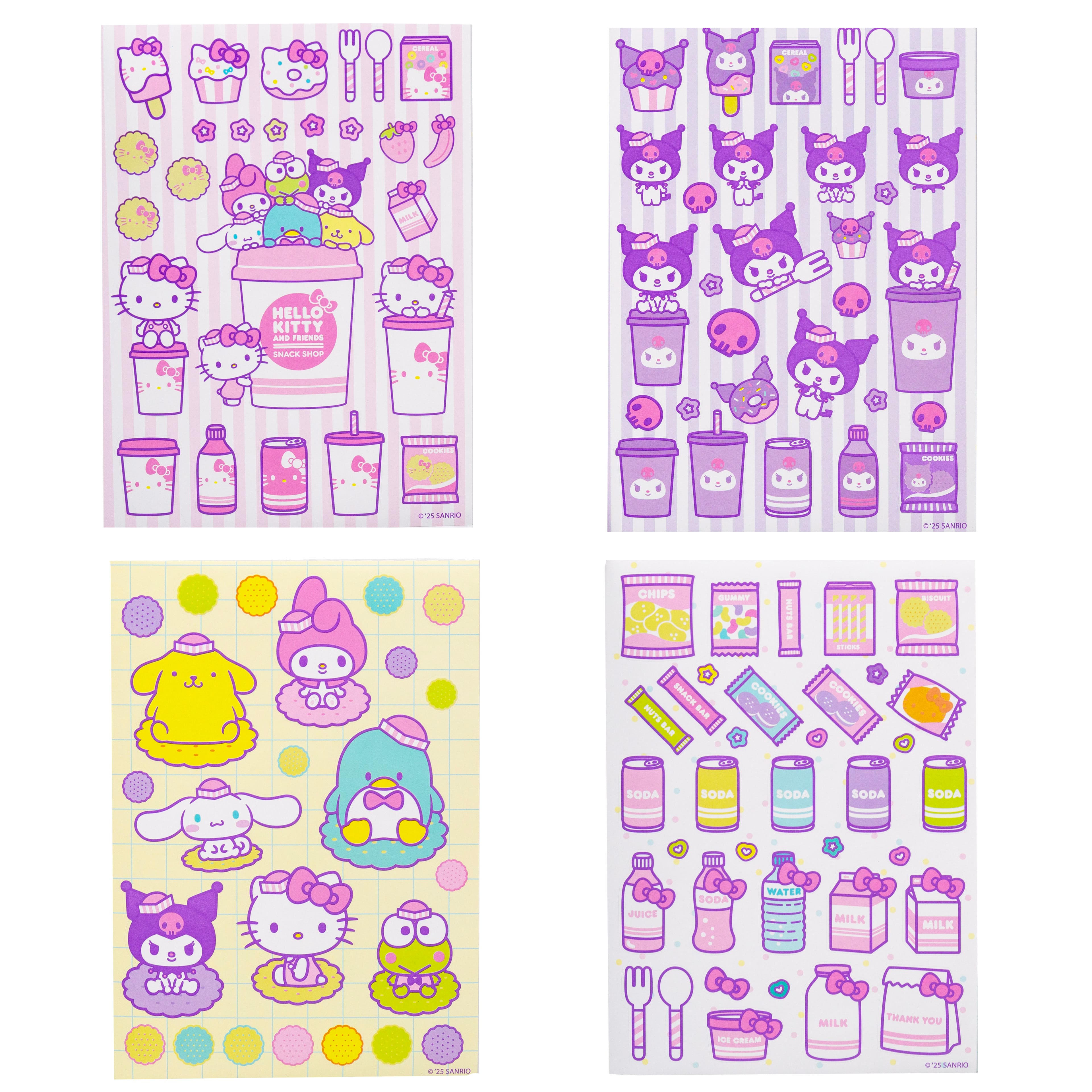 Hello Kitty&#xAE; &#x26; Friends Snack Shop Sticker Book