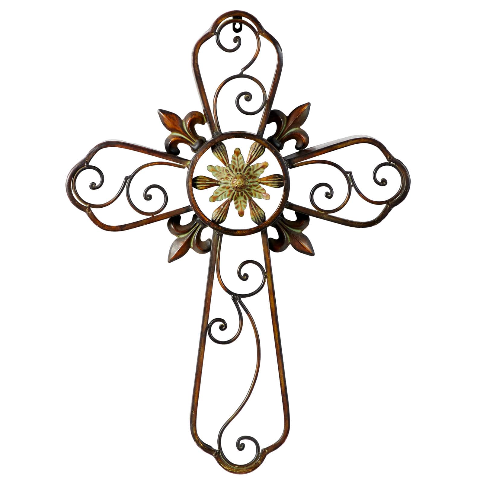 Brown Metal Traditional Wall Decor, 31&#x22; x 23&#x22;