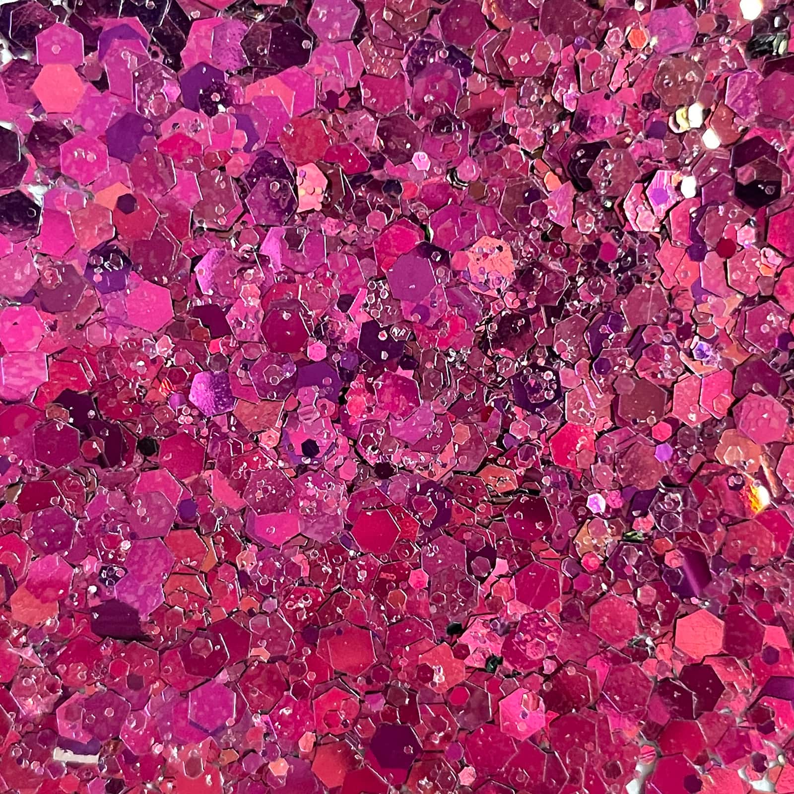 12 Pack: Color Shift Red & Fuchsia Polyester Glitter Mix by Recollections™