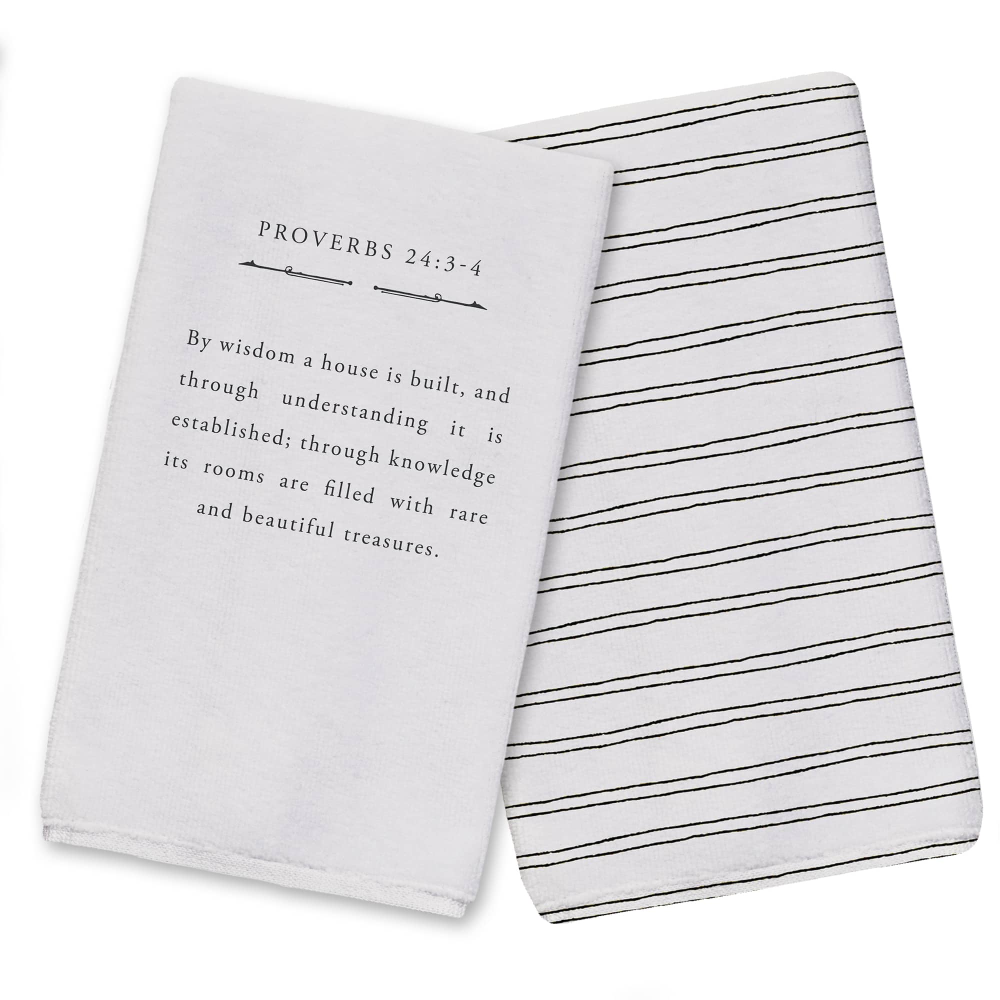 Proverbs 24 16" x 25" Tea Towel - Set of 2