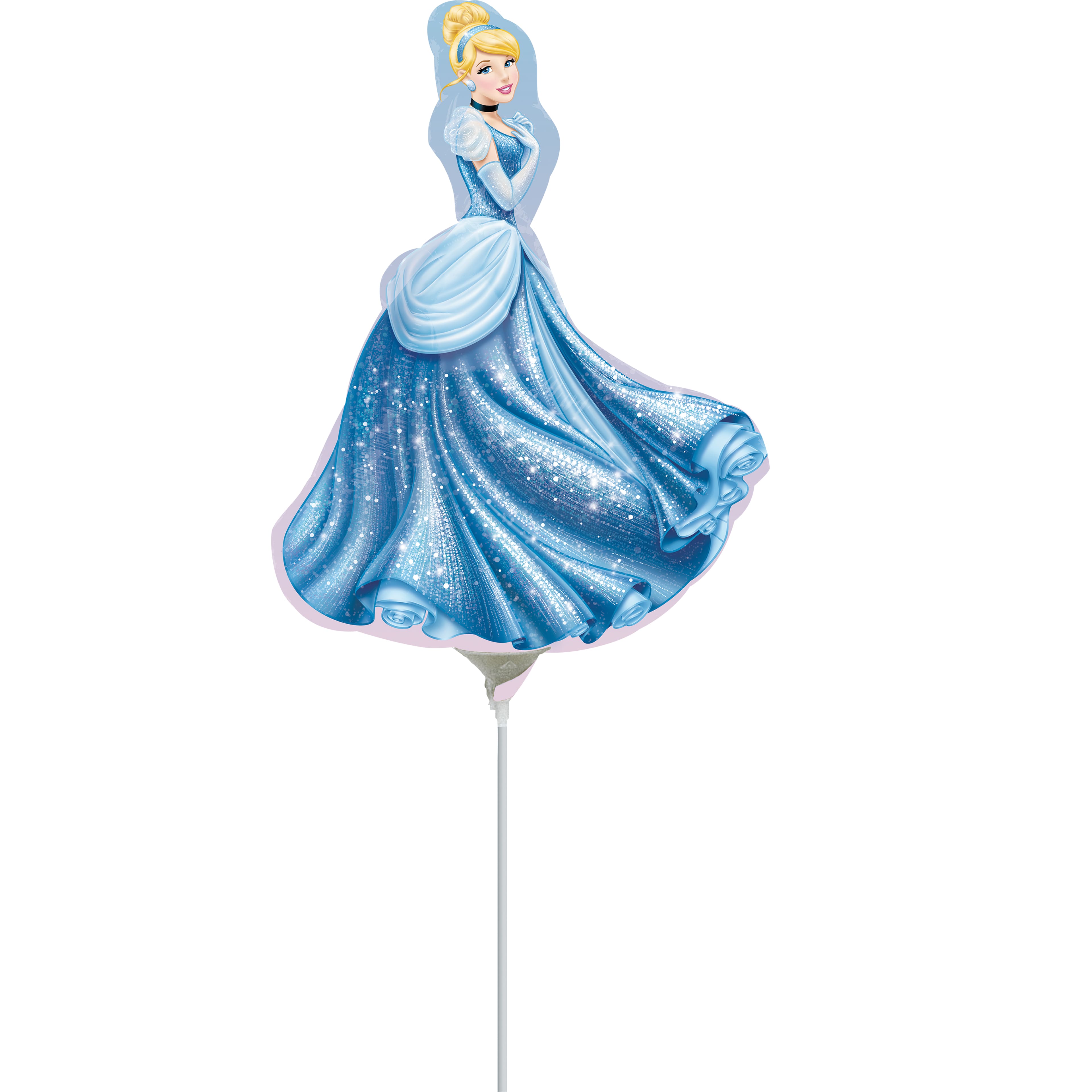 14&#x22; Cinderella Foil Stick Balloon