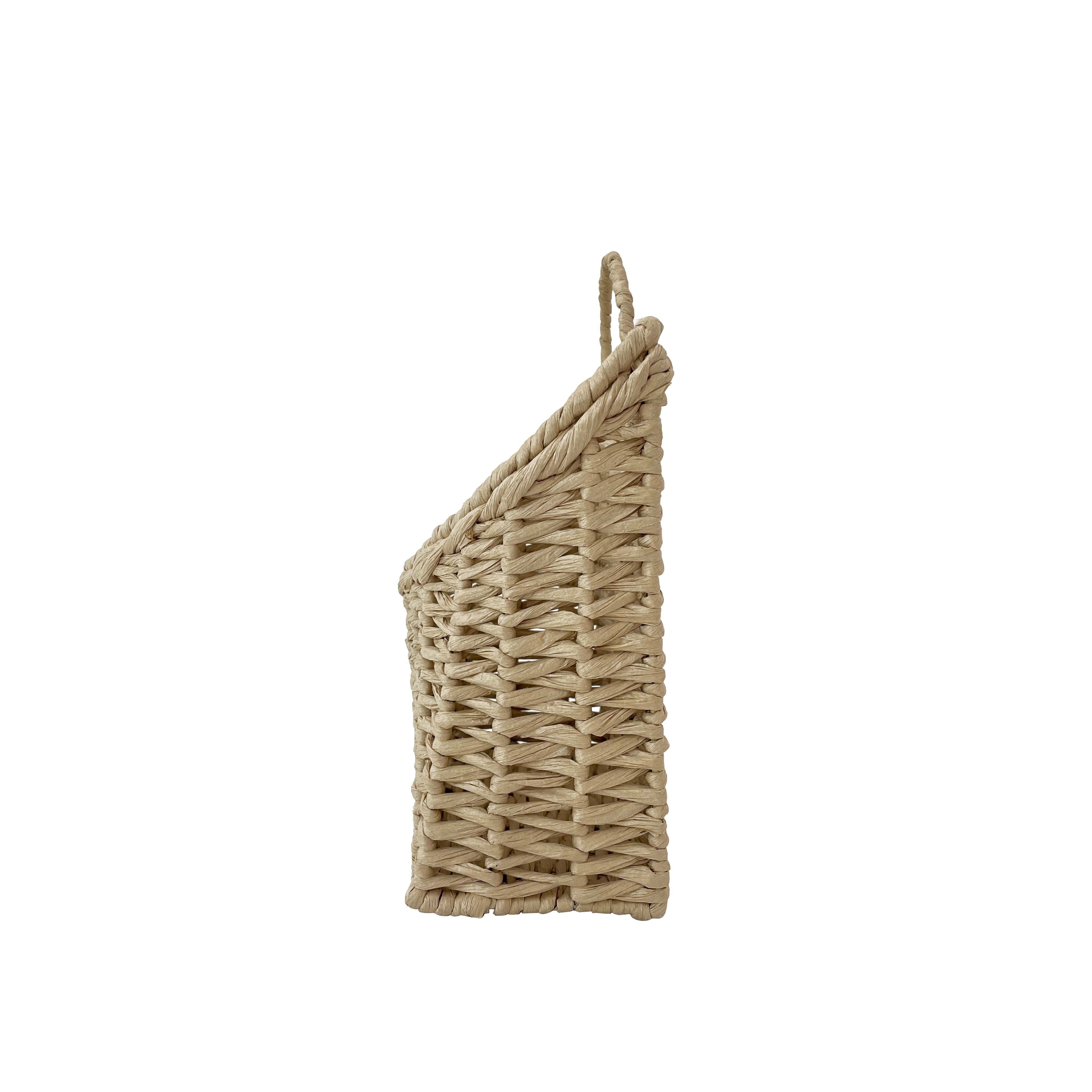 Large Hanging Woven Paper Wall Basket by Ashland®