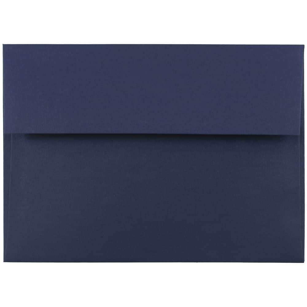 JAM Paper A7 Navy Blue Premium Invitation Envelopes