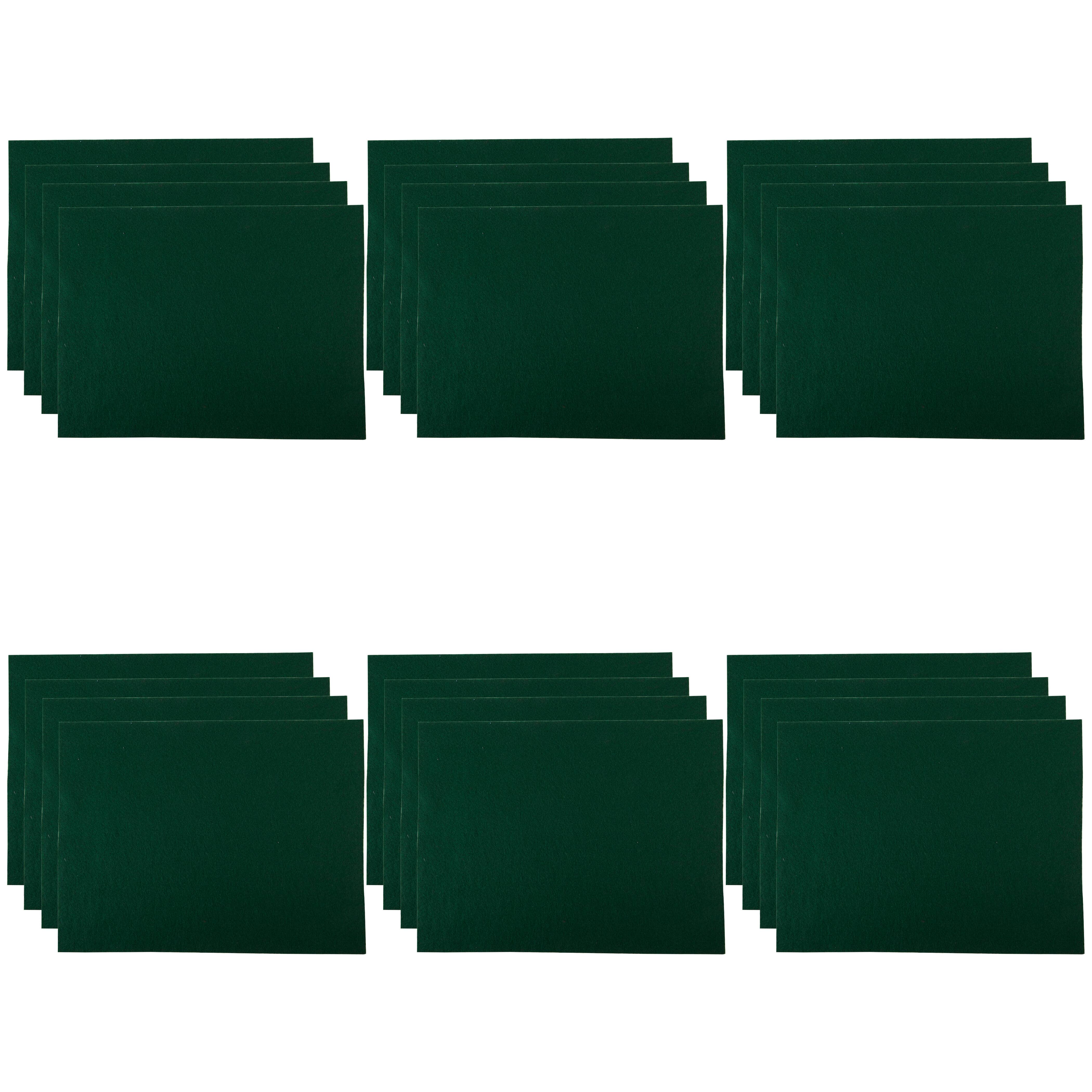 24 Pack: 9&#x22; x 12&#x22; Basic Felt by Creatology&#x2122;