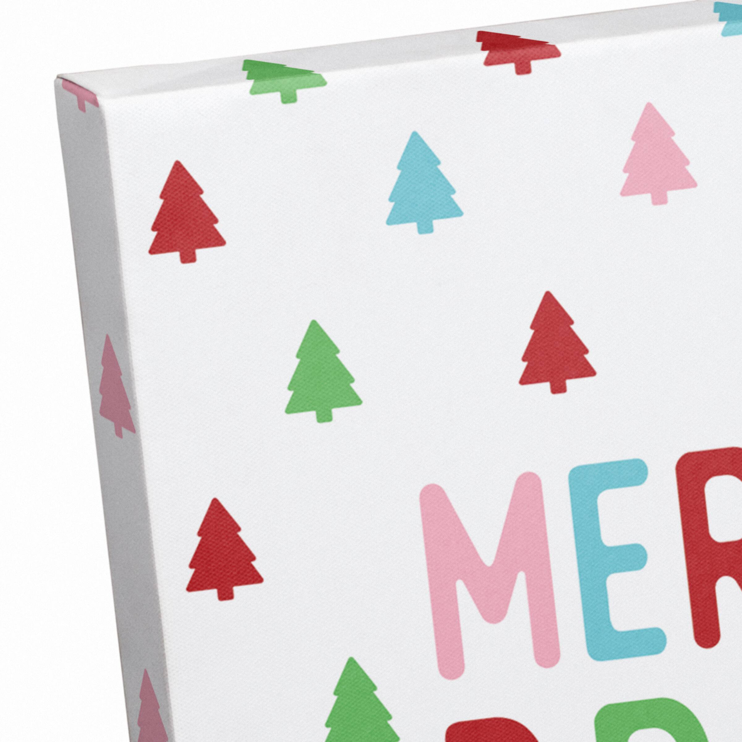 Merry and Bright 12x12 Canvas Wall Art