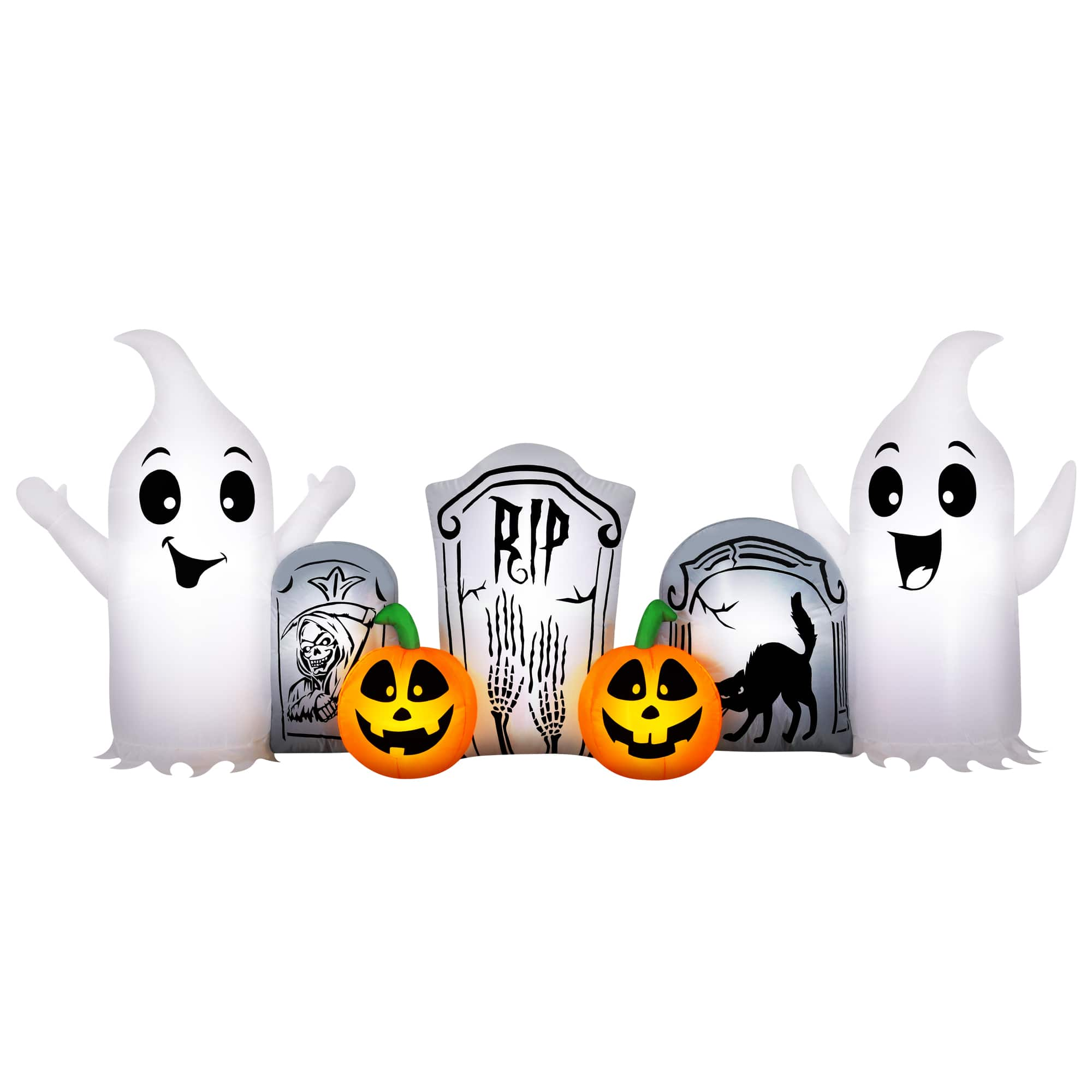 Occasions Airflowz 8ft. Inflatable Ghost &#x26; Tombstone Scene