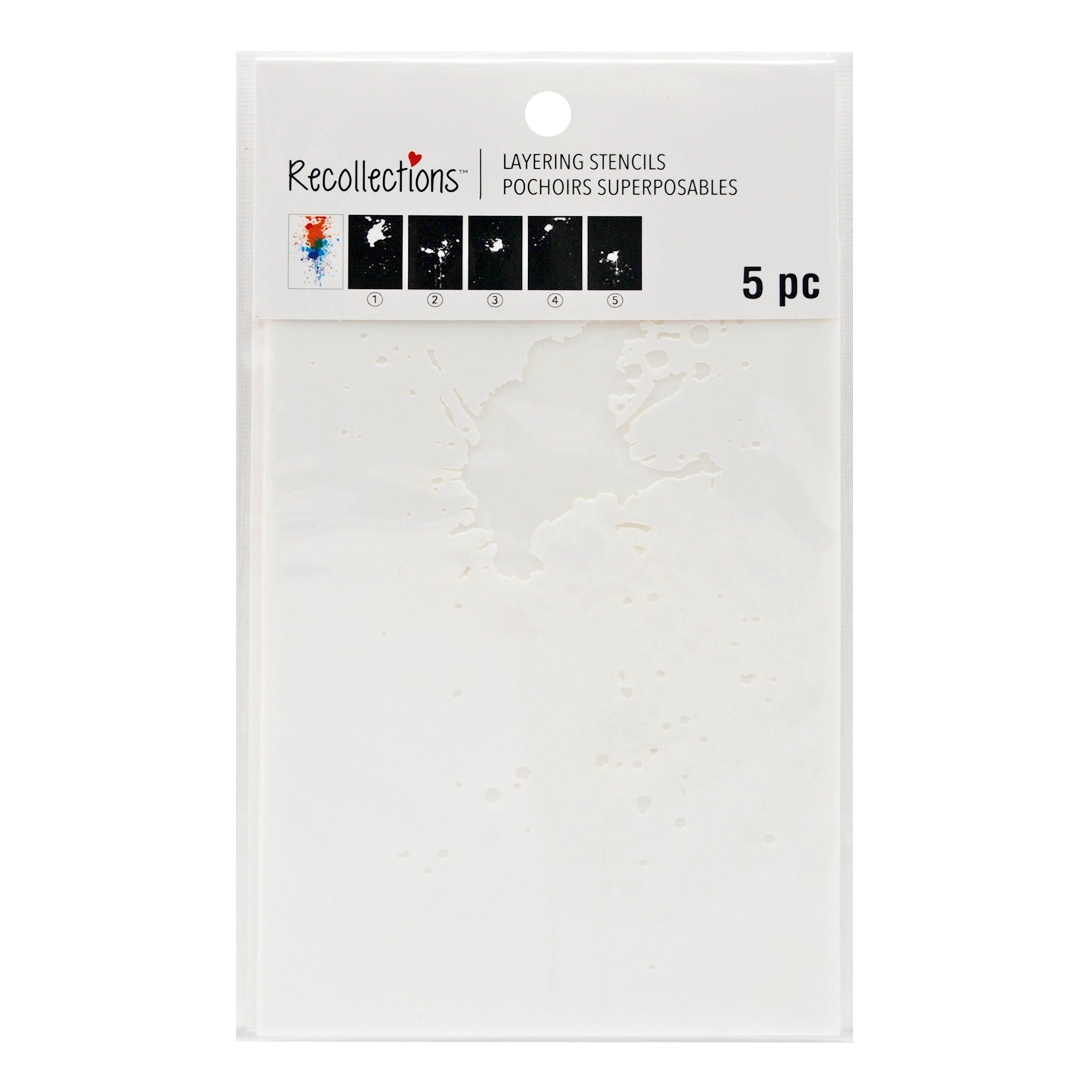 Paint Splatter Layering Stencils by Recollections™
