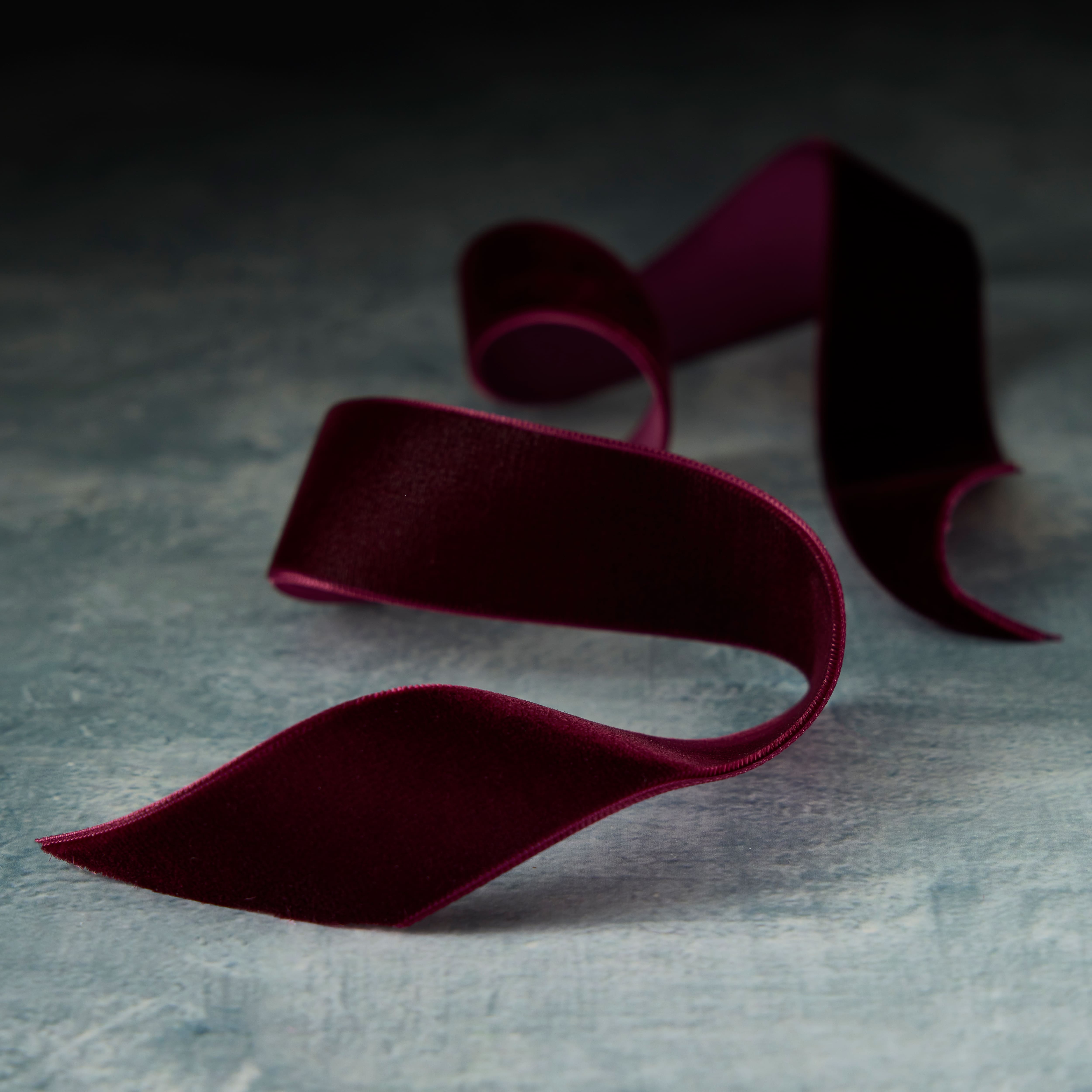 1&#x22; x 3yd. Velvet Ribbon by Celebrate It&#x2122; Classic