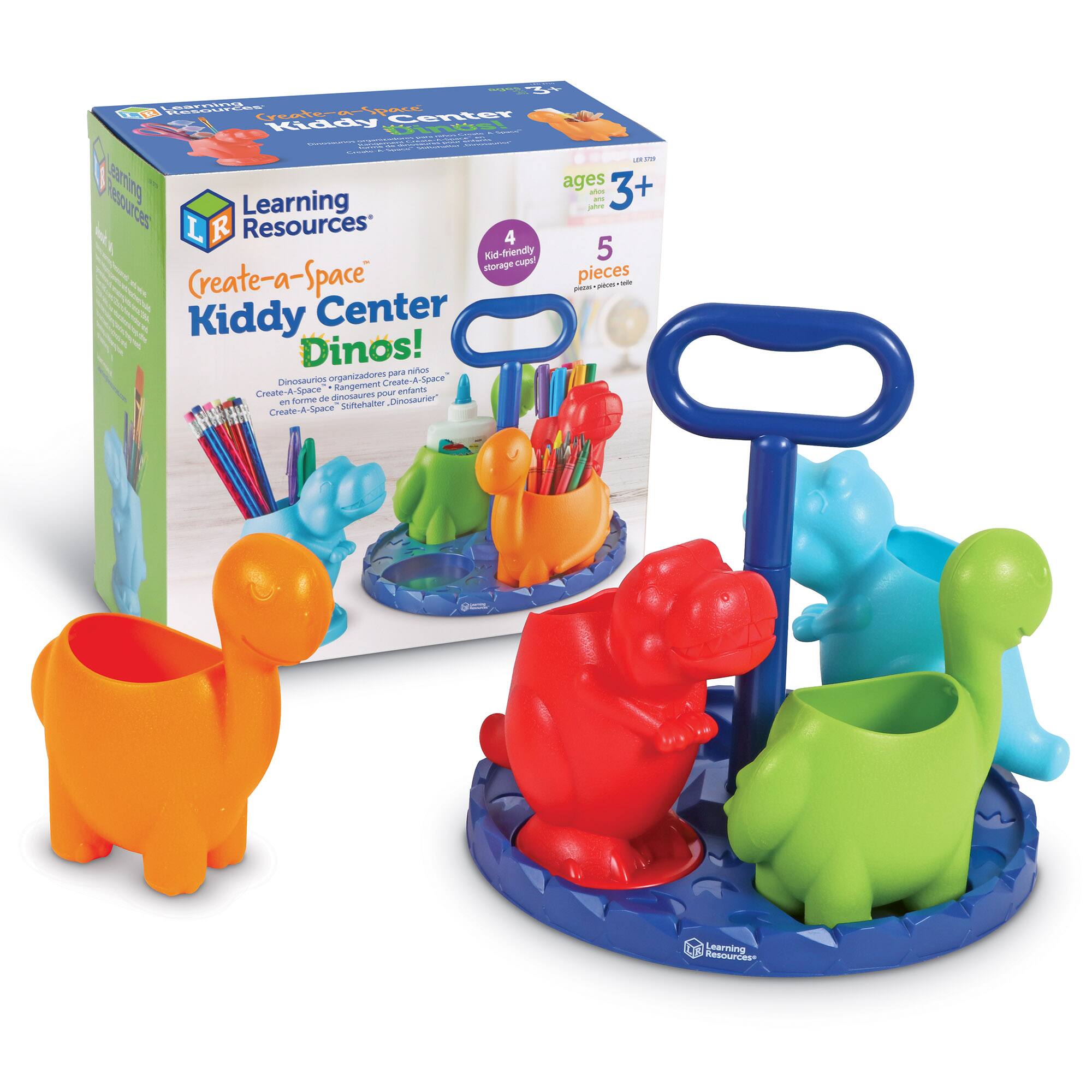 Learning Resources Create-a-Space&#x2122; Kiddy Center Dino Set