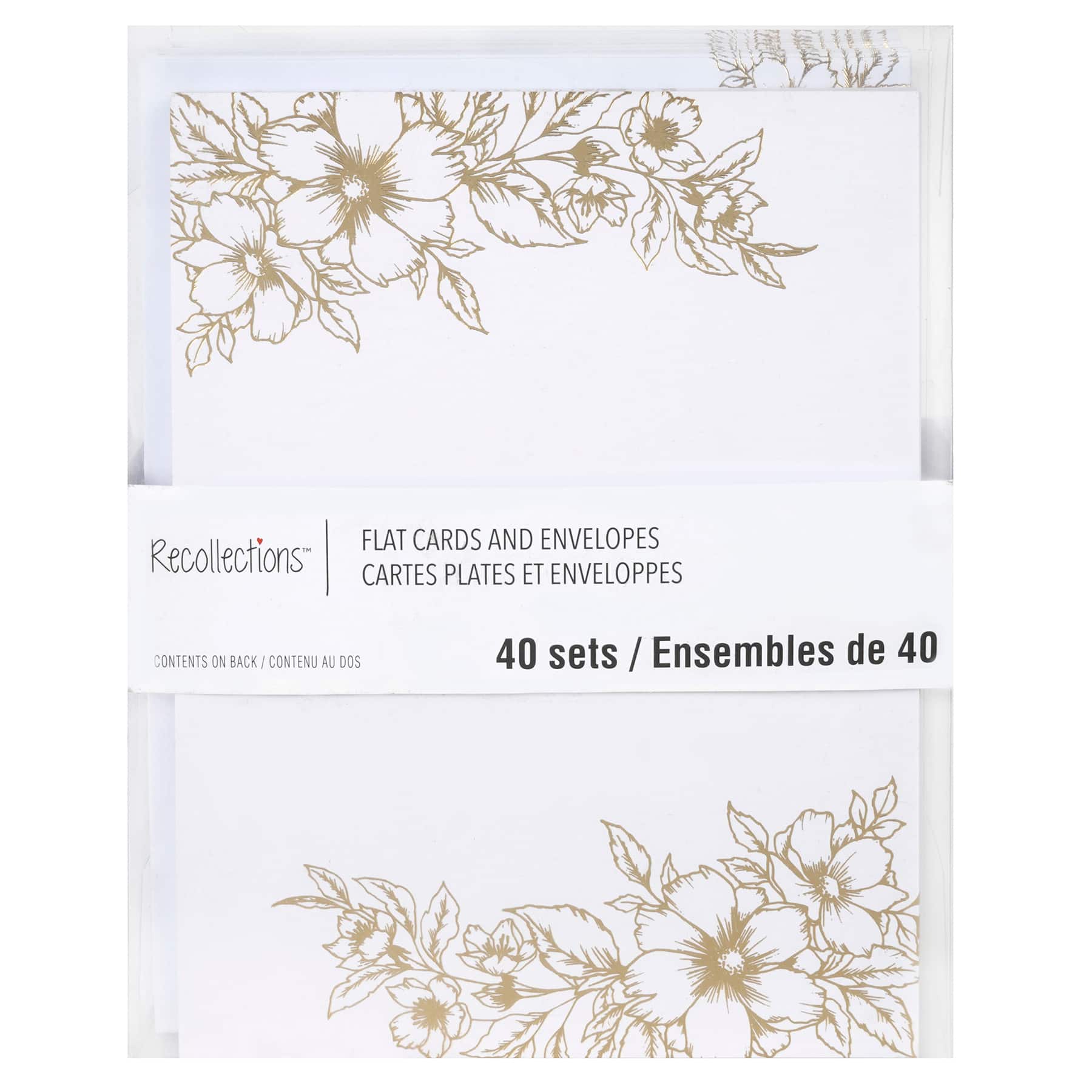 Floral Flat Cards & Envelopes by Recollections 5 x 7 | Michaels