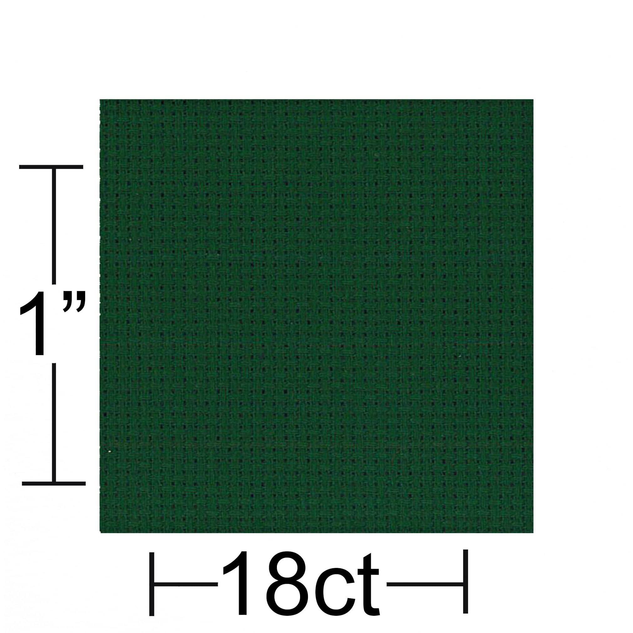 Essentials by Leisure Arts 18 Count Aida Cloth, 30 x 36 in Dark Olive Green - D615989S - Arts and Crafts Buy the Essentials by Leisure Arts 18 Count Aida C sku D615989S