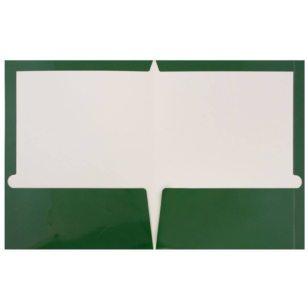 JAM Paper Laminated 2-Pocket Glossy Folders, 6ct.