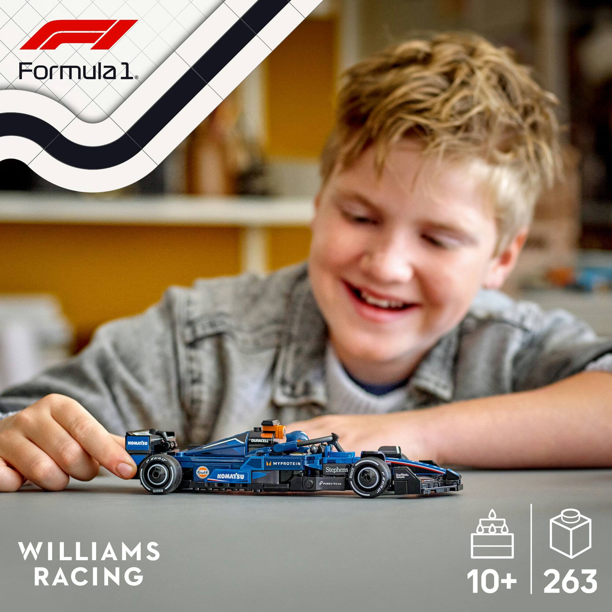 LEGO® Speed Champions Williams Racing FW46 F1® Race Car Vehicle Set 77249