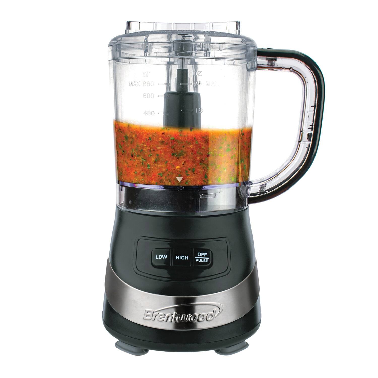 Brentwood Black 3 Cup Food Processor