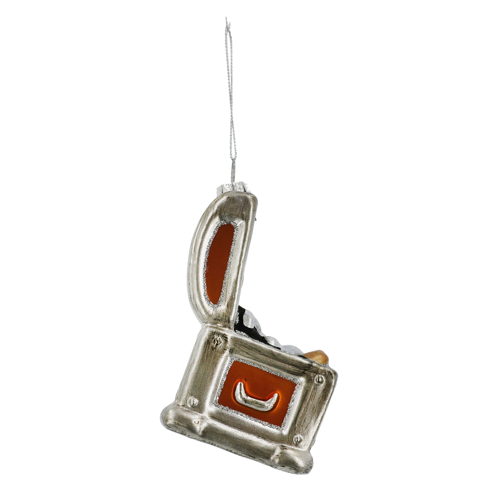4.25&#x22; Glass Toolbox Ornament by Ashland&#xAE;