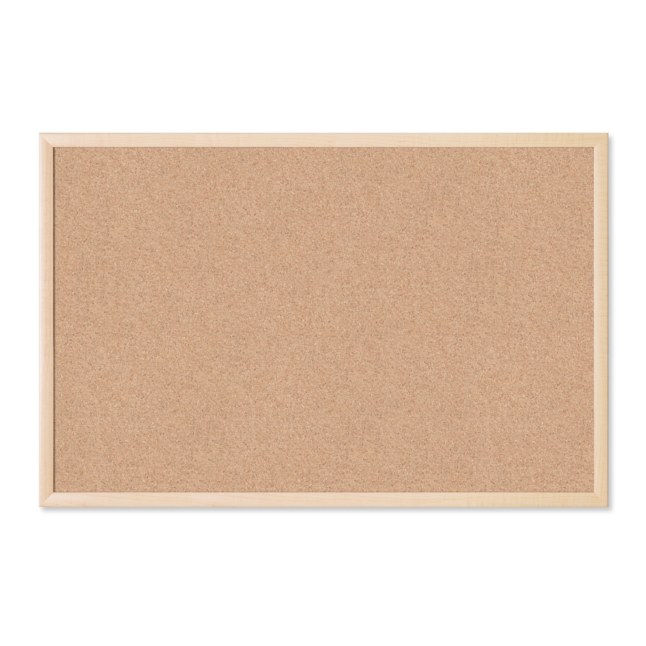 U Brands™ 36'' x 24'' Birch MDF Framed Cork Bulletin Board