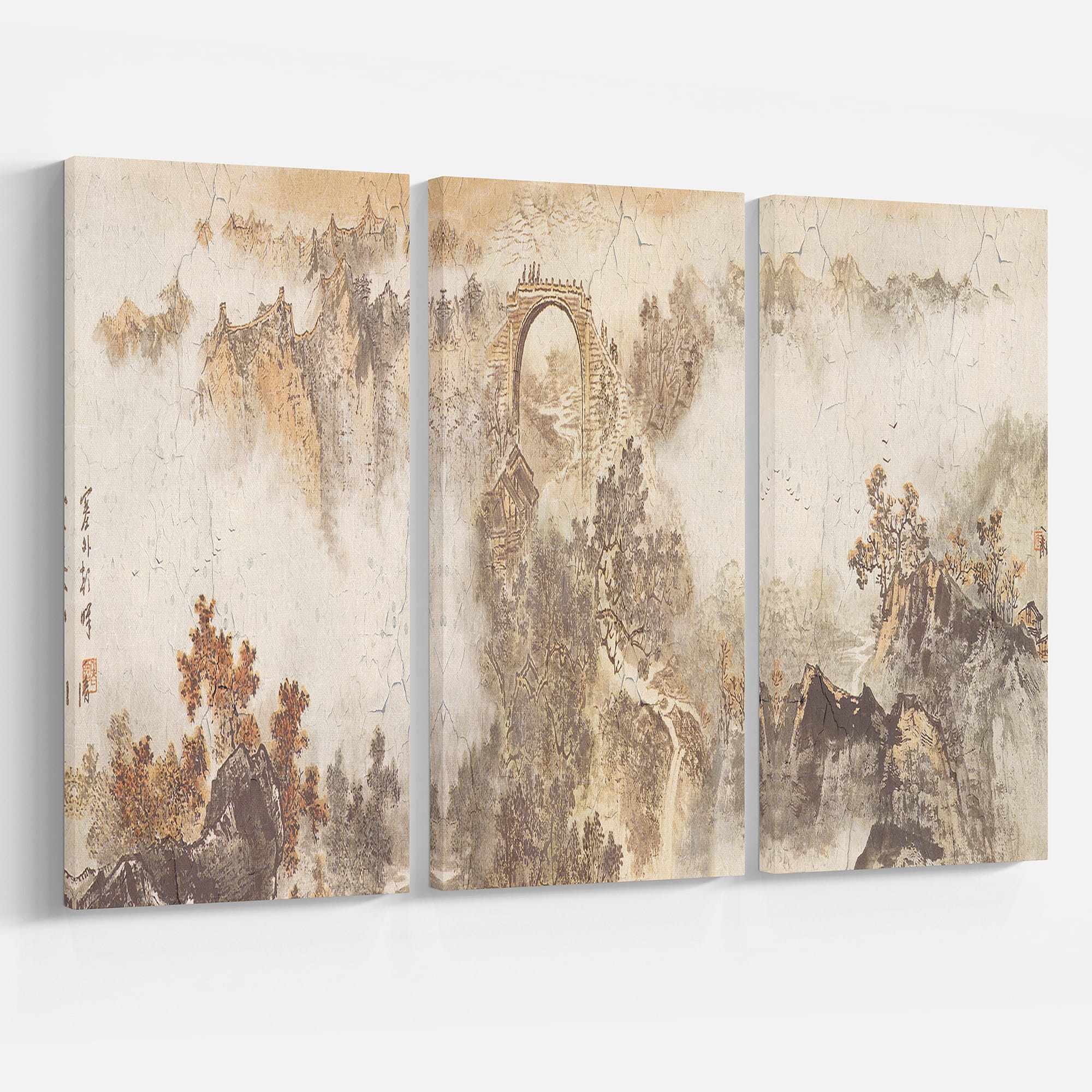 Designart - Nature in Vintage Style - Landscape Photography Canvas Print