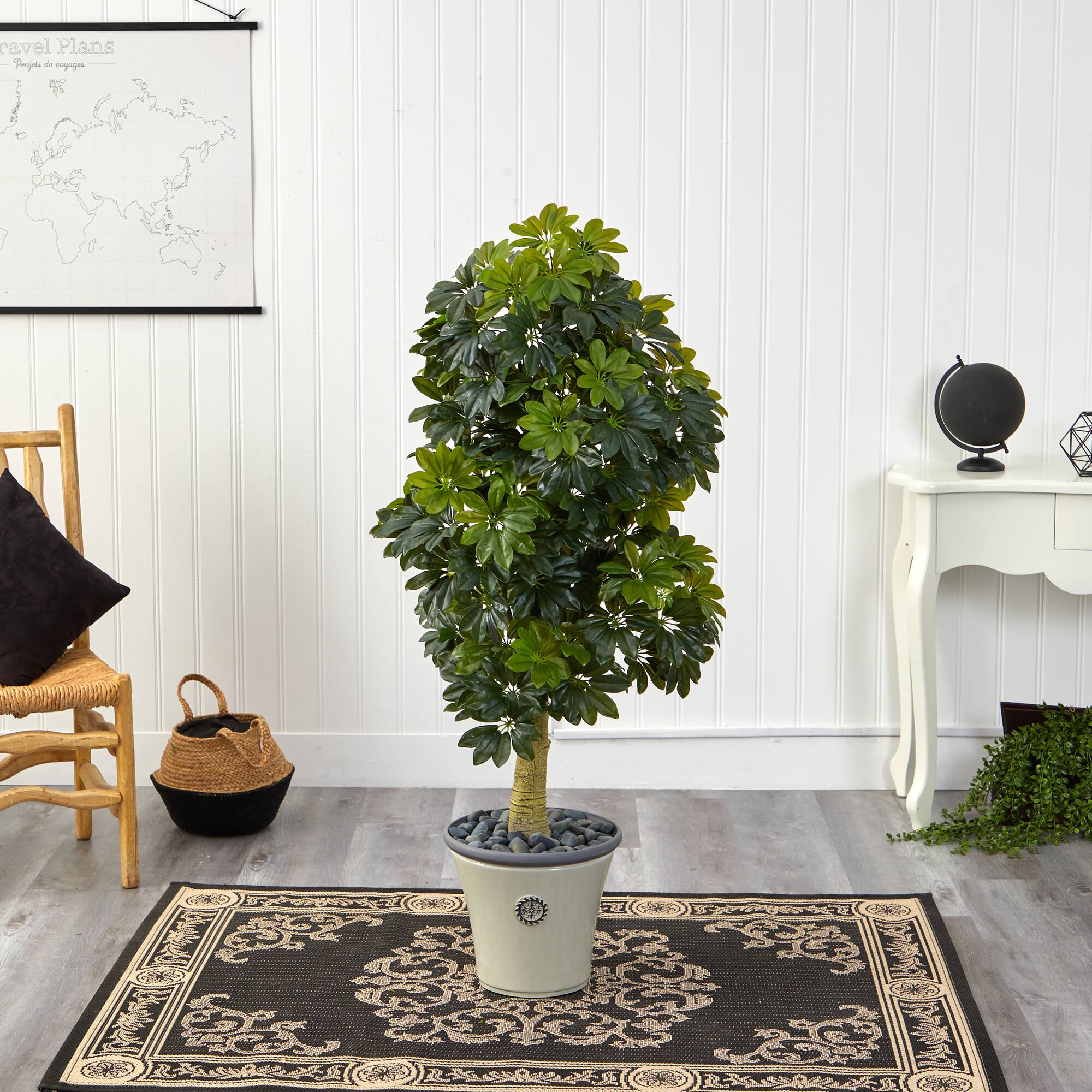 5ft. Umbrella Tree in Decorative Planter
