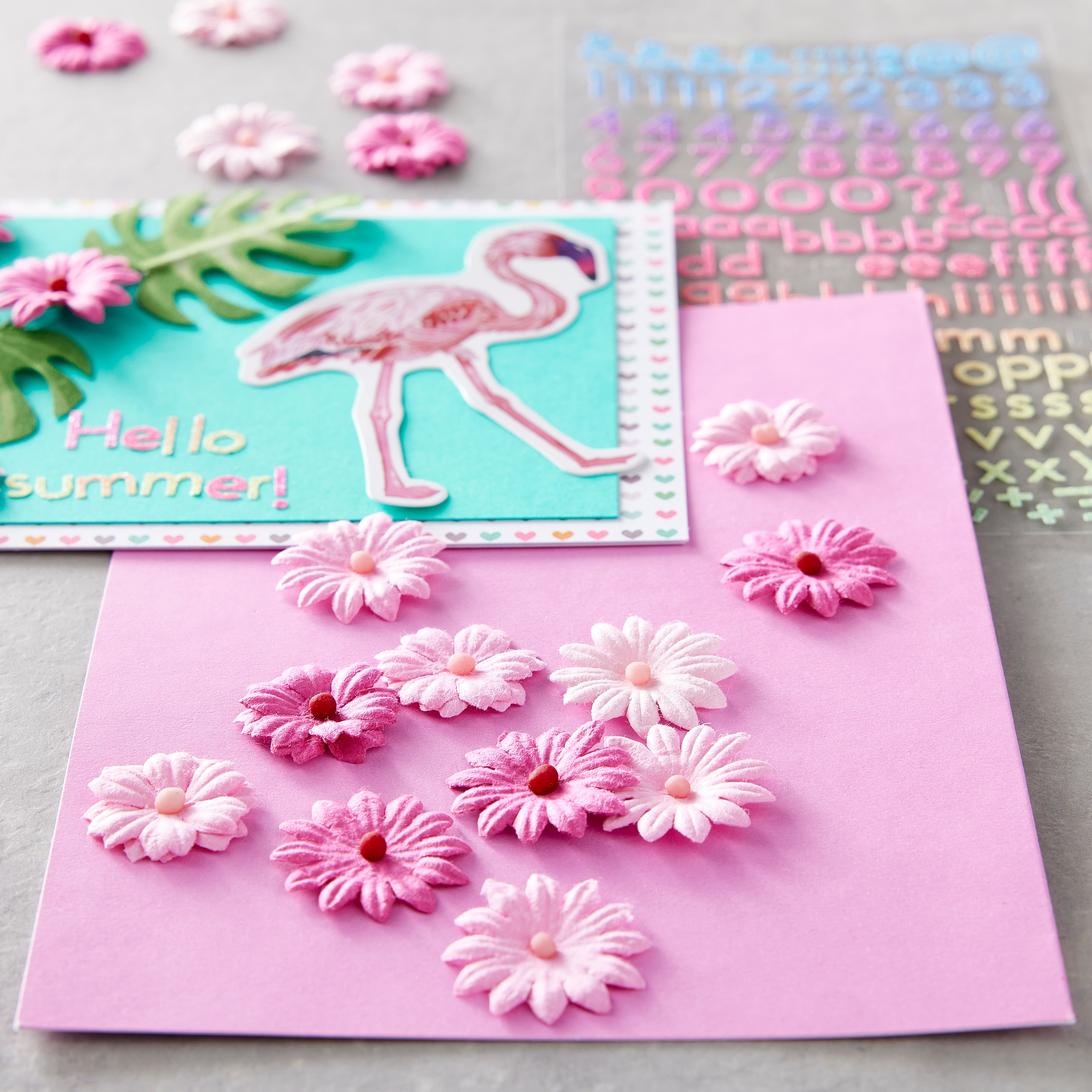 12 Packs: 48 ct. (576 total) Daisy Floral Embellishments by Recollections&#x2122;