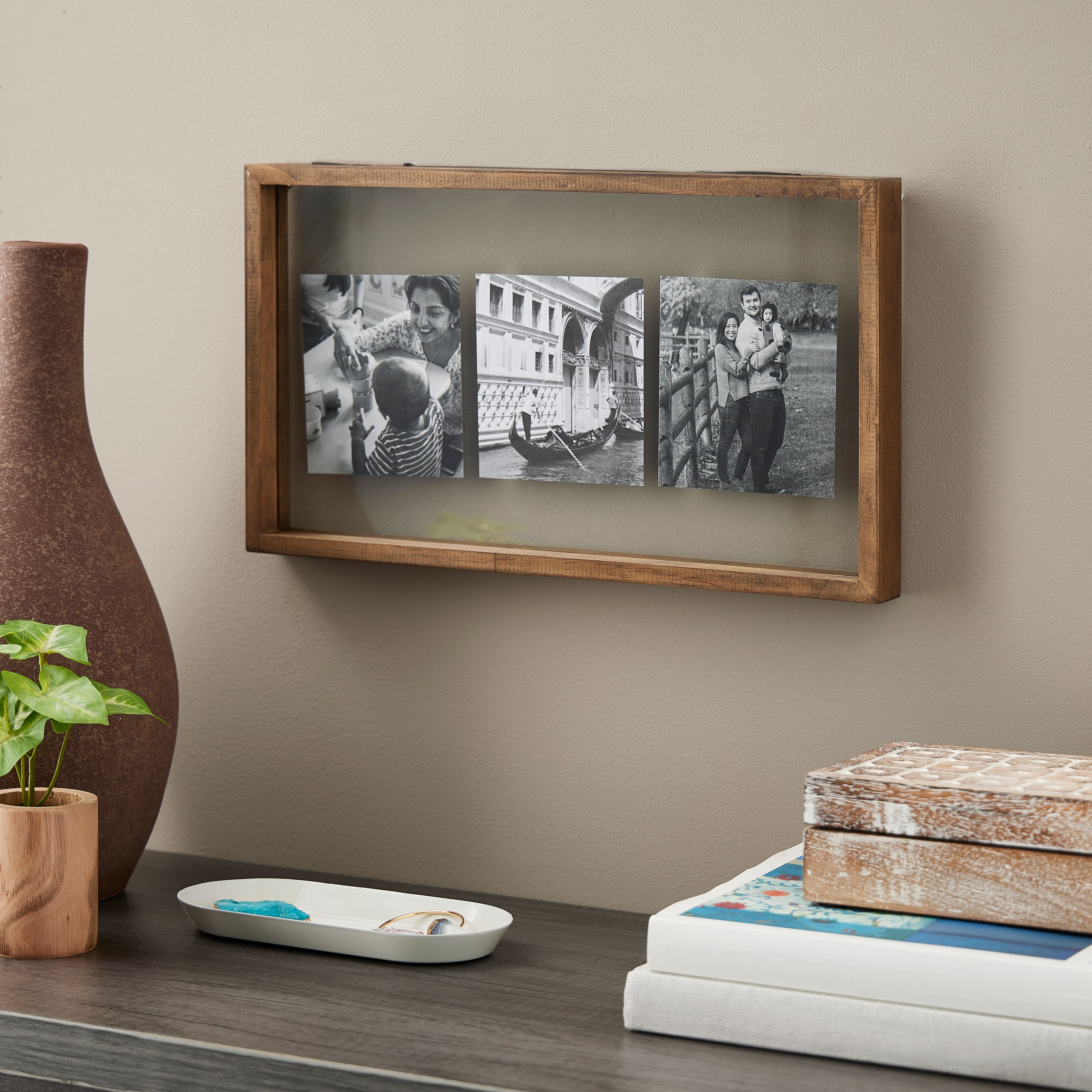 Expressions™ 9" x 16" Wood Float Frame by Studio Décor®