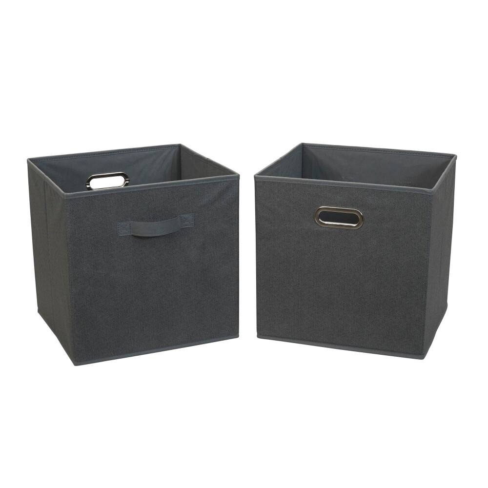 2 Pack Household Essentials 13" Fabric Storage Bins