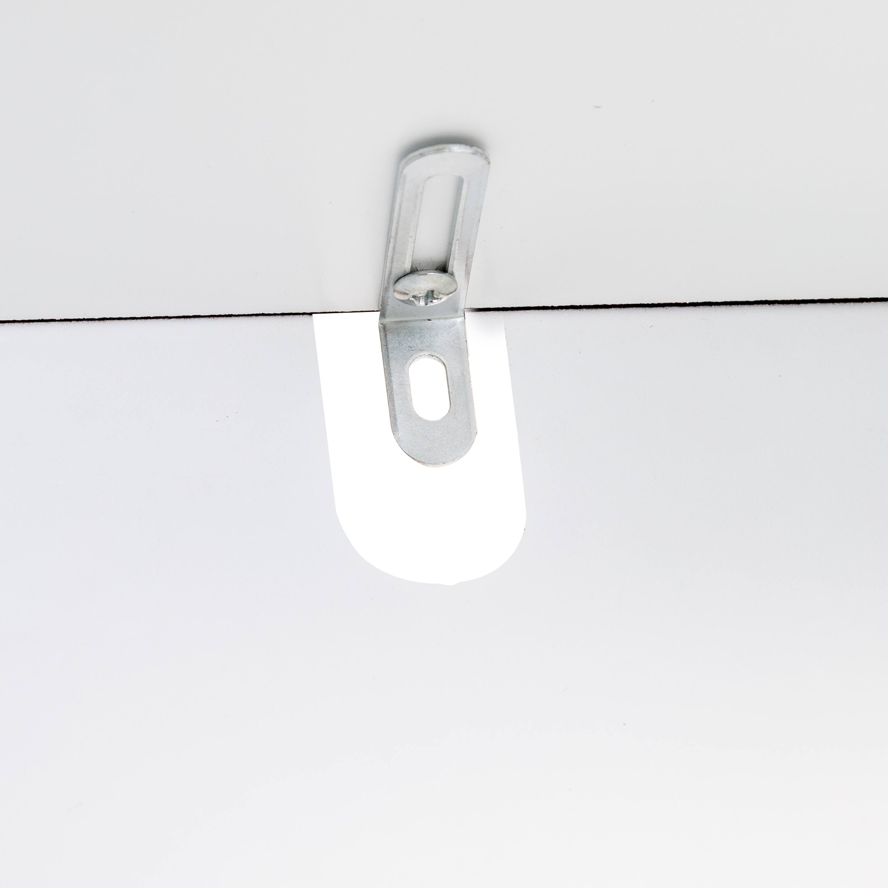 Honey Can Do White Bathroom Storage Cabinet