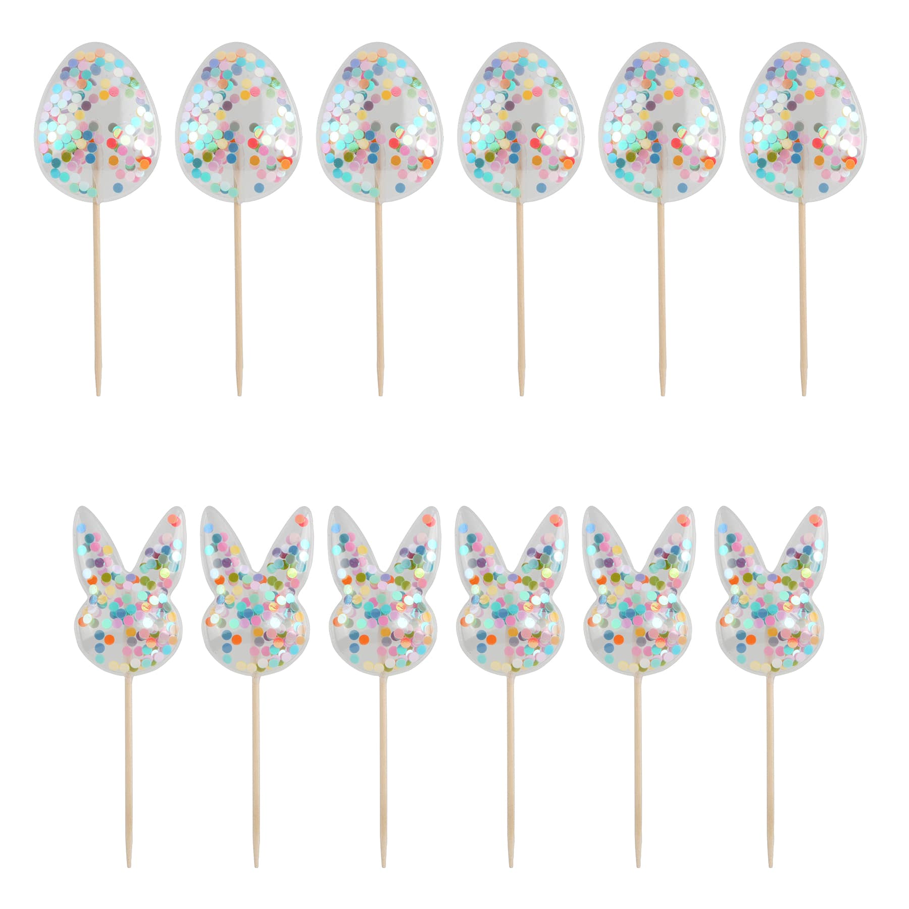 Easter Egg &#x26; Bunny Toppers, 12ct. by Celebrate It&#xAE;