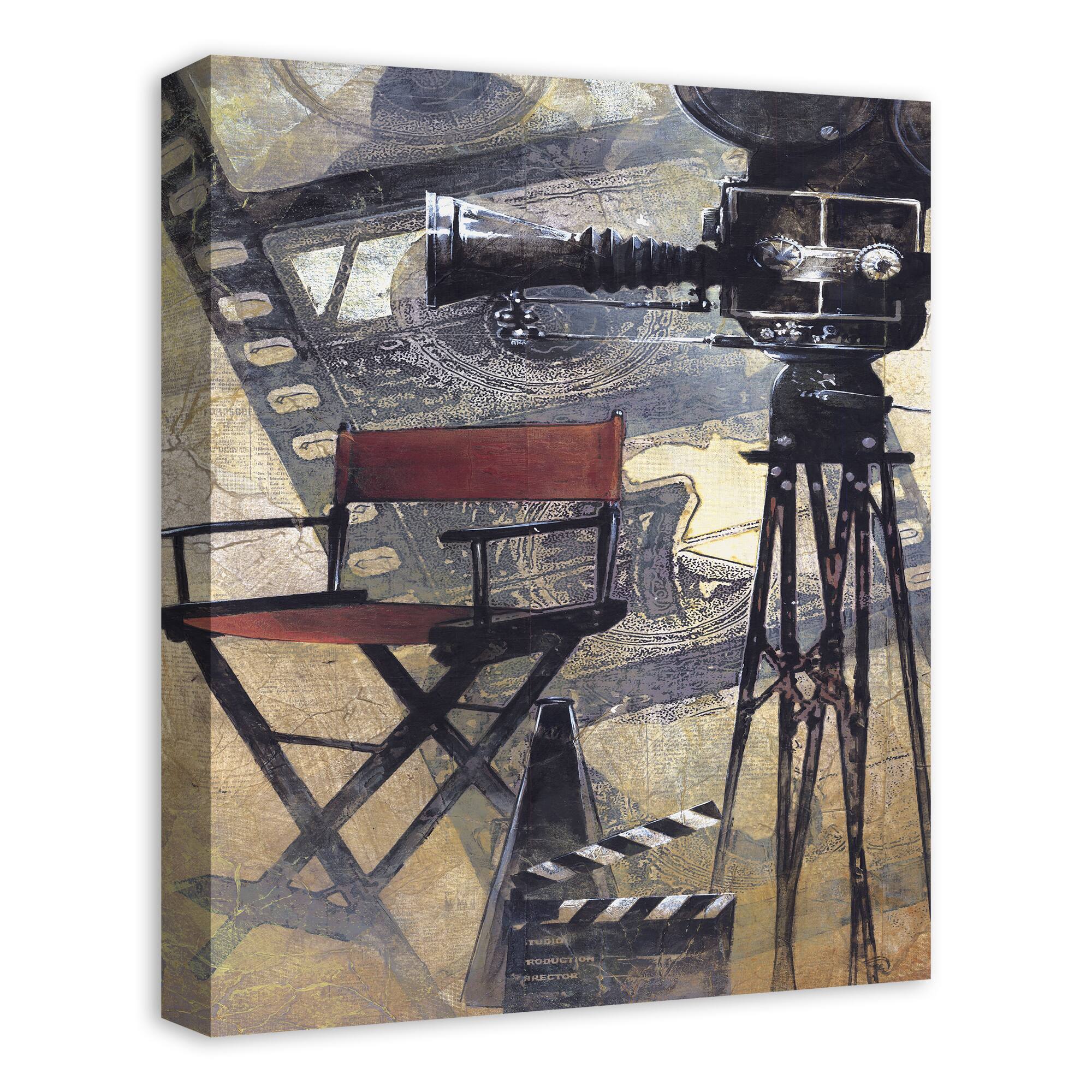 Camera In Production 16" x 20" Canvas Wall Art