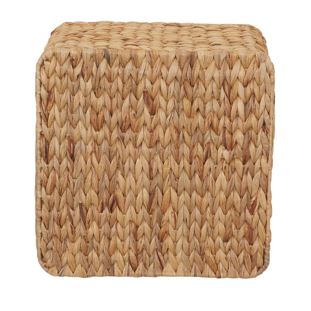 Household Essentials 11&#x22; Square Hyacinth Wicker Basket