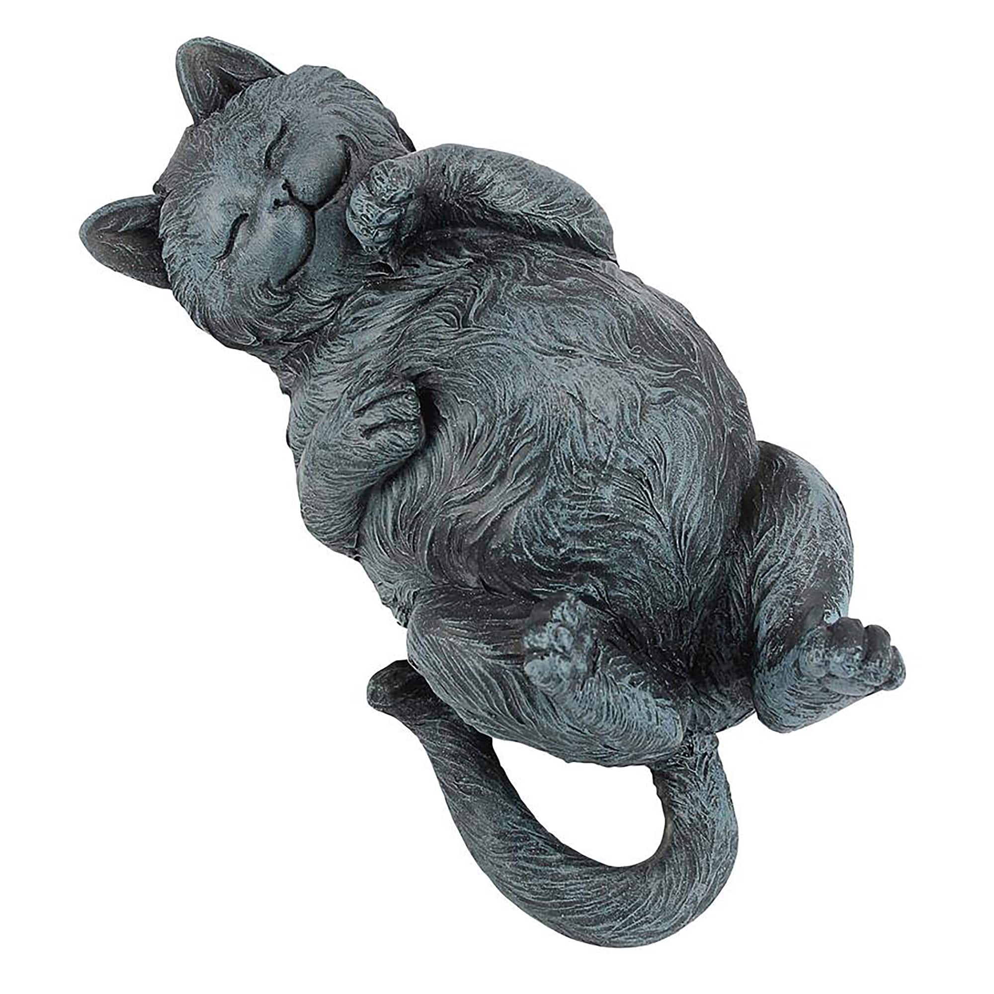 Design Toscano Playful Cat on Back Statue