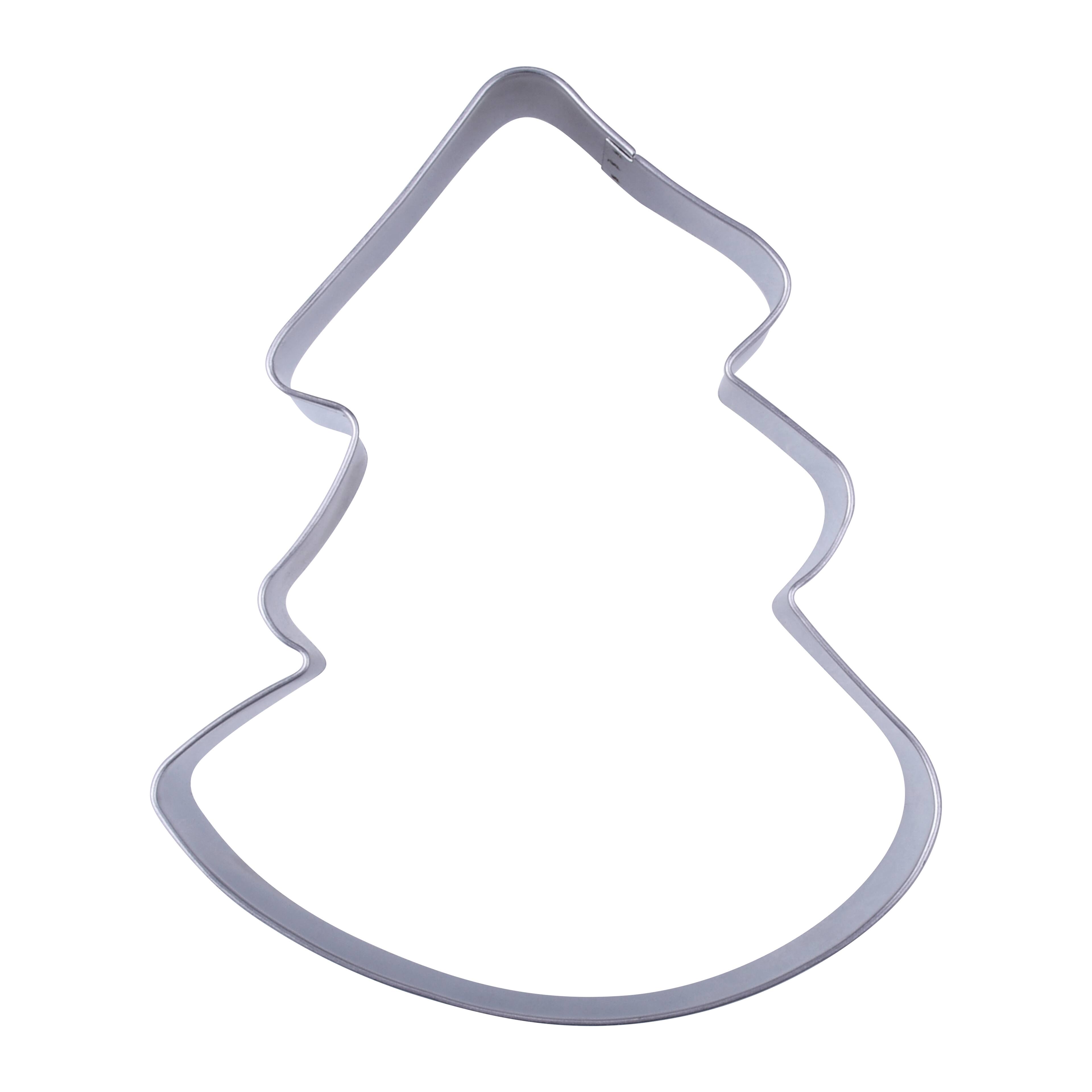Emporte-pi&#xE8;ce en forme d&#x2019;arbre de No&#xEB;l en acier inoxydable, 7,6 cm de Celebrate It